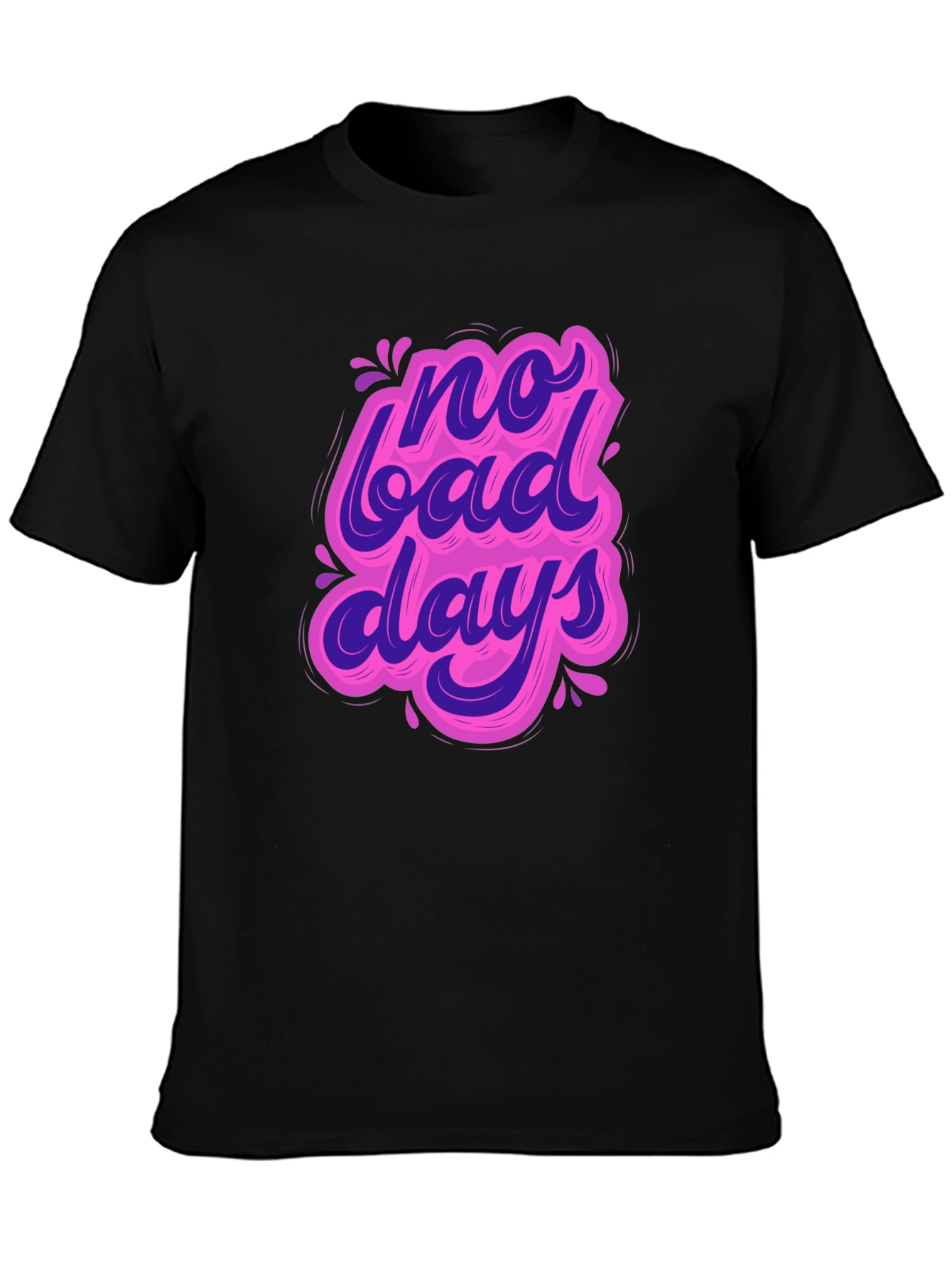 No Bad Days Graphic Tee - Black