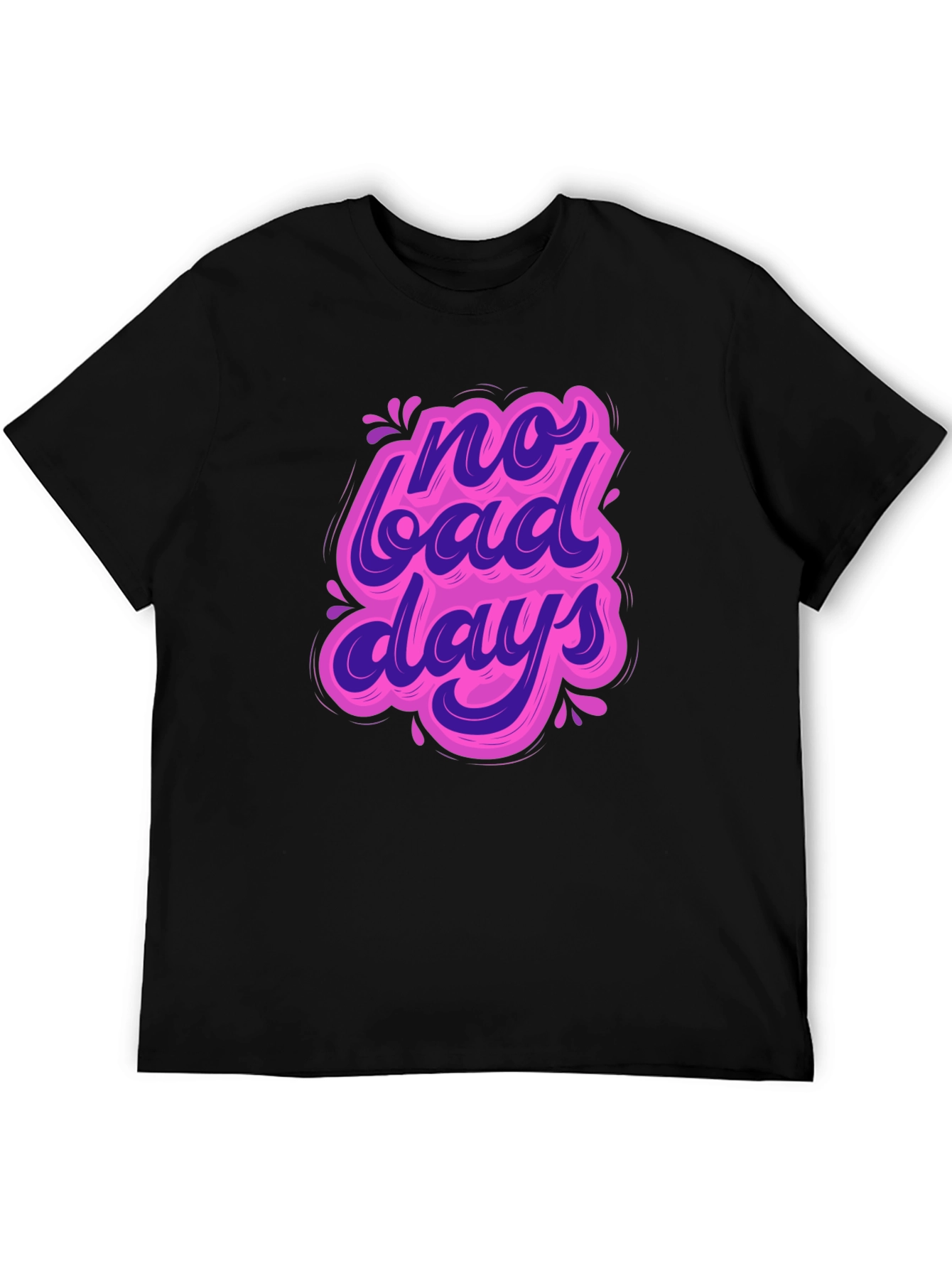 No Bad Days Graphic Tee - Black