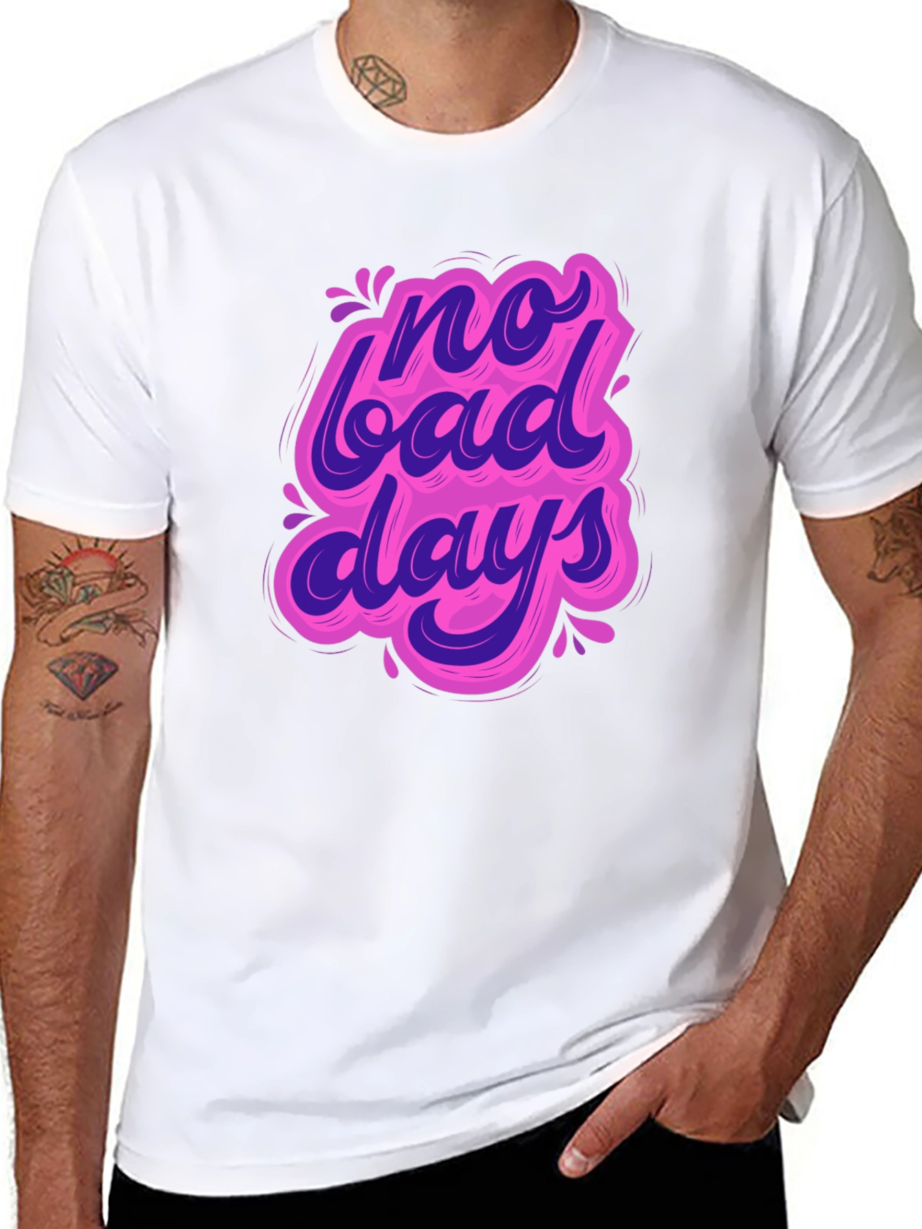 No Bad Days Graphic Tee - Black