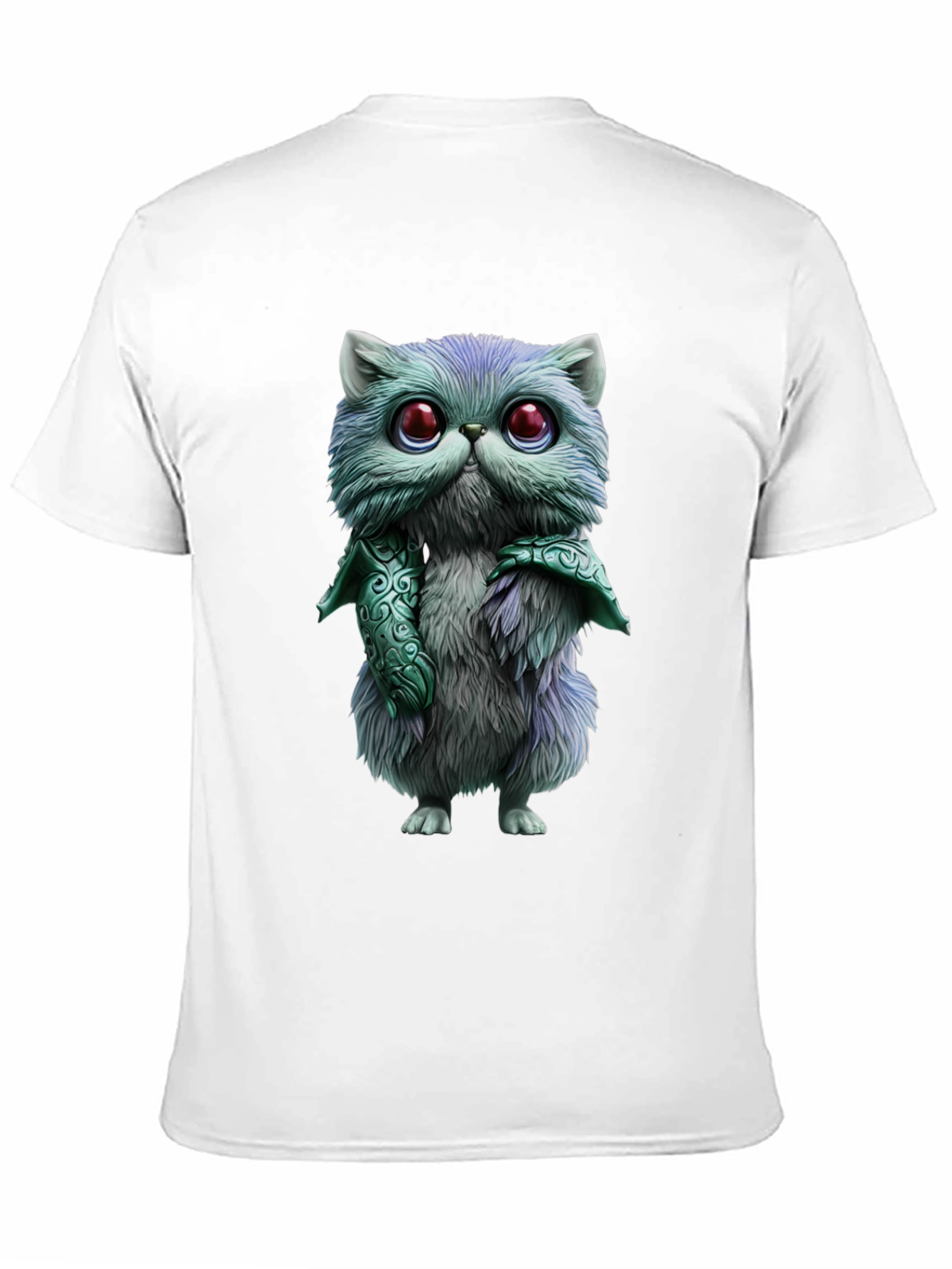 Whimsical Feline T-Shirt - Cute Cartoon Cat Design
