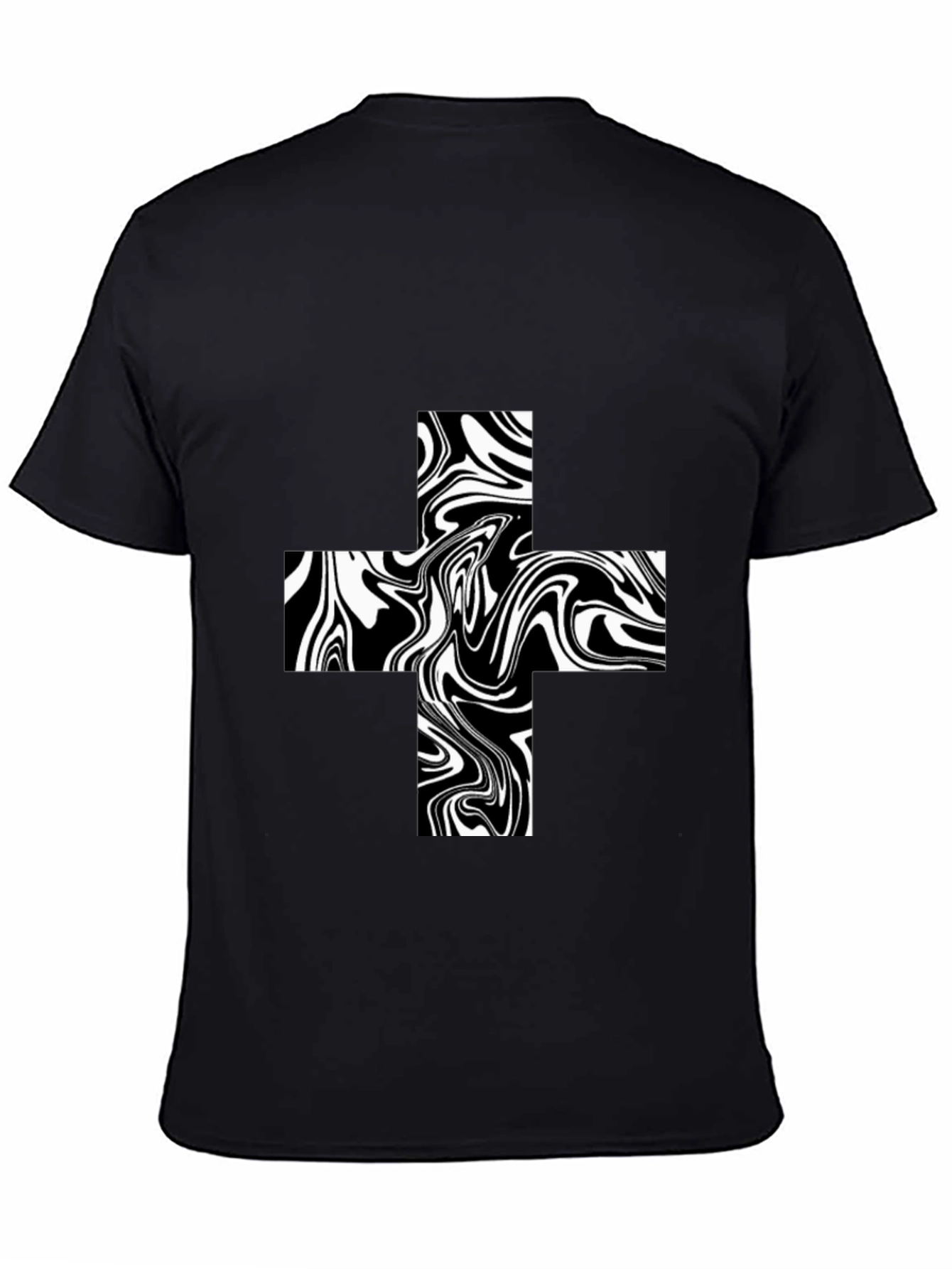 Abstract Swirl Plus Tee - Bold Graphic T-Shirt