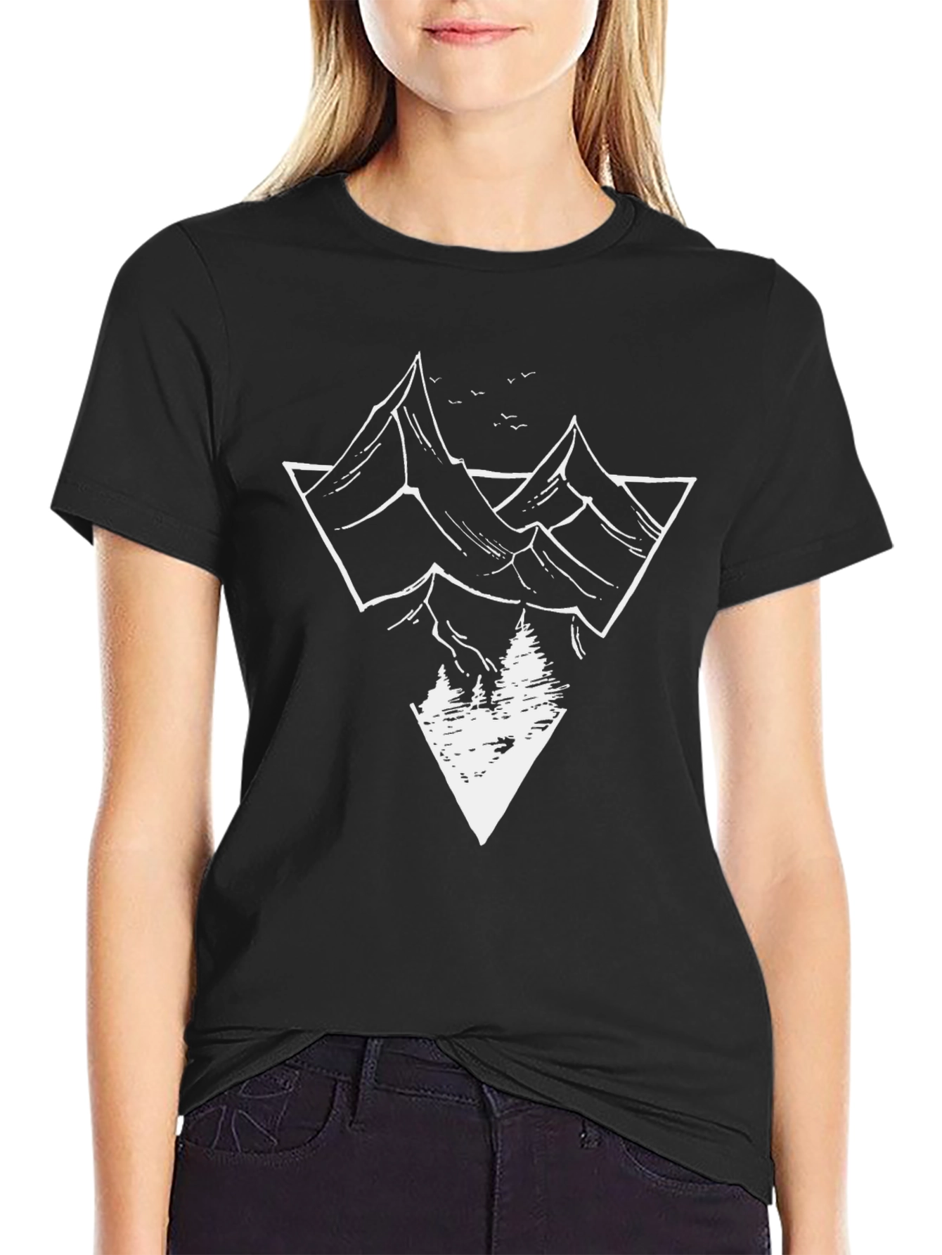 Mountain Triangle Graphic Tee - Adventure Ready