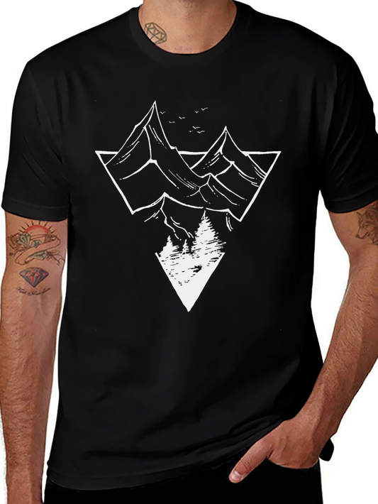 Mountain Triangle Graphic Tee - Adventure Ready