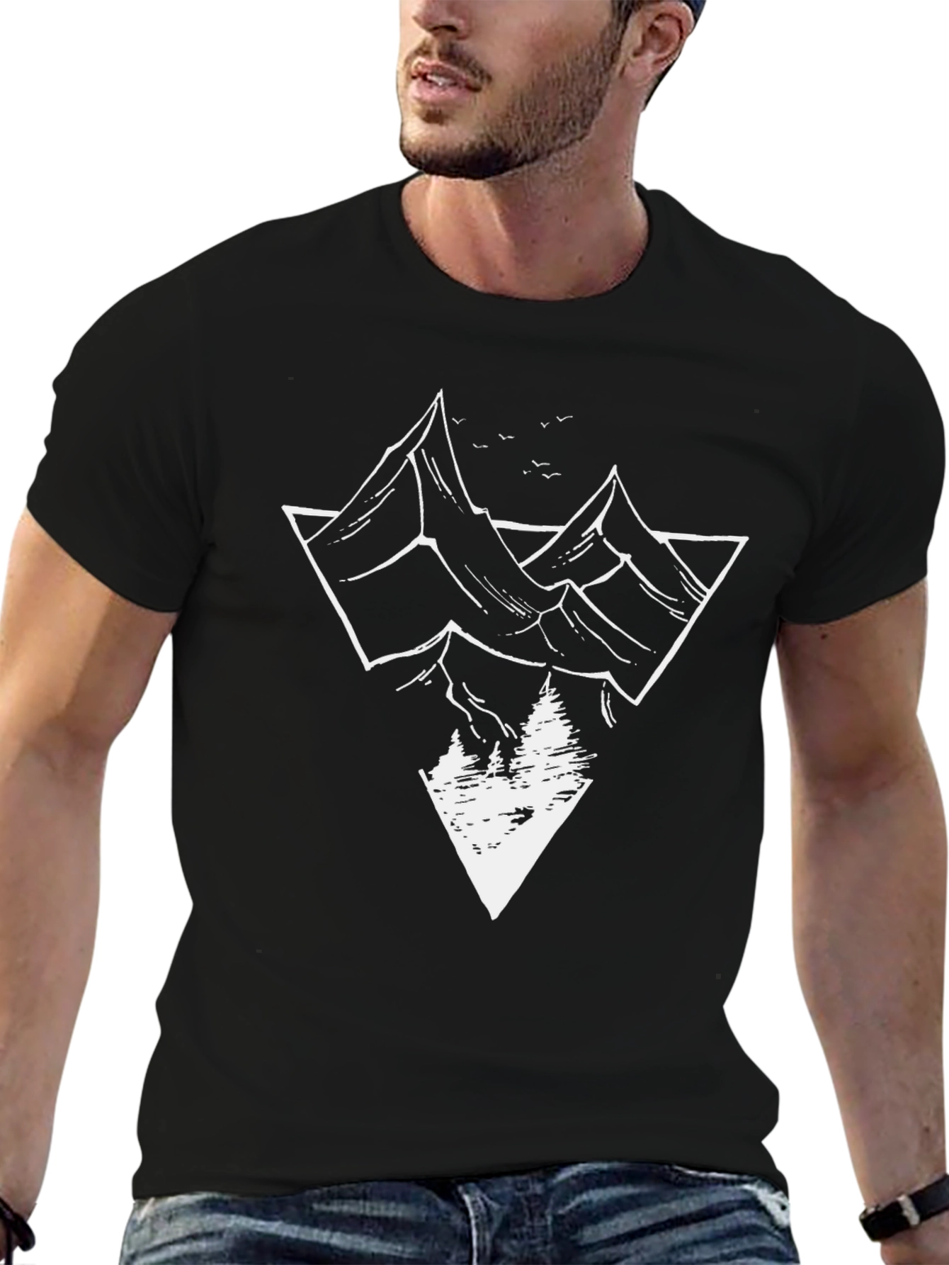 Mountain Triangle Graphic Tee - Adventure Ready