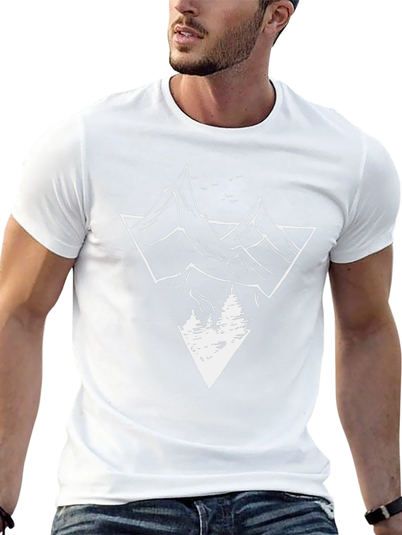 Mountain Triangle Graphic Tee - Adventure Ready