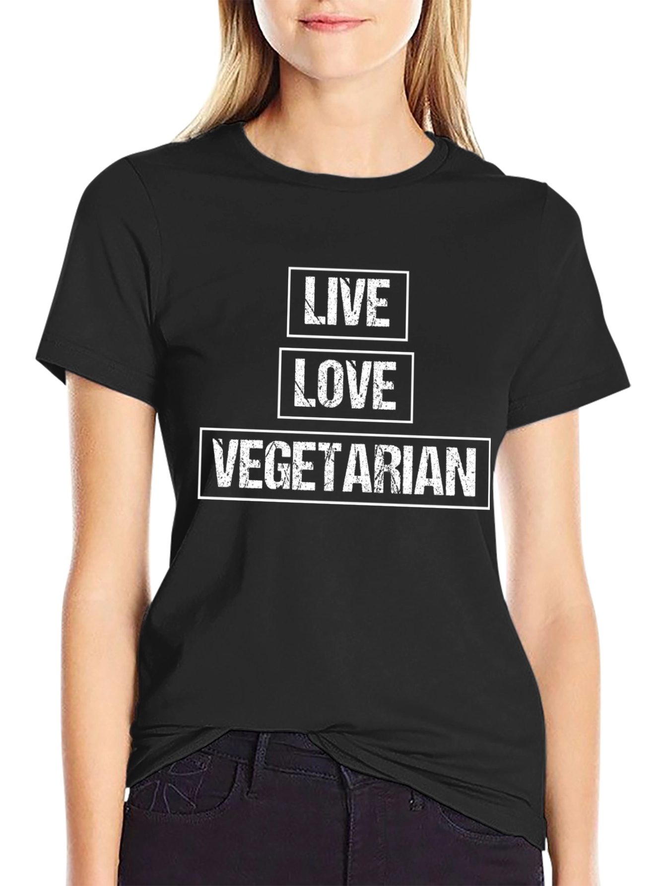 Live Love Vegetarian T-Shirt