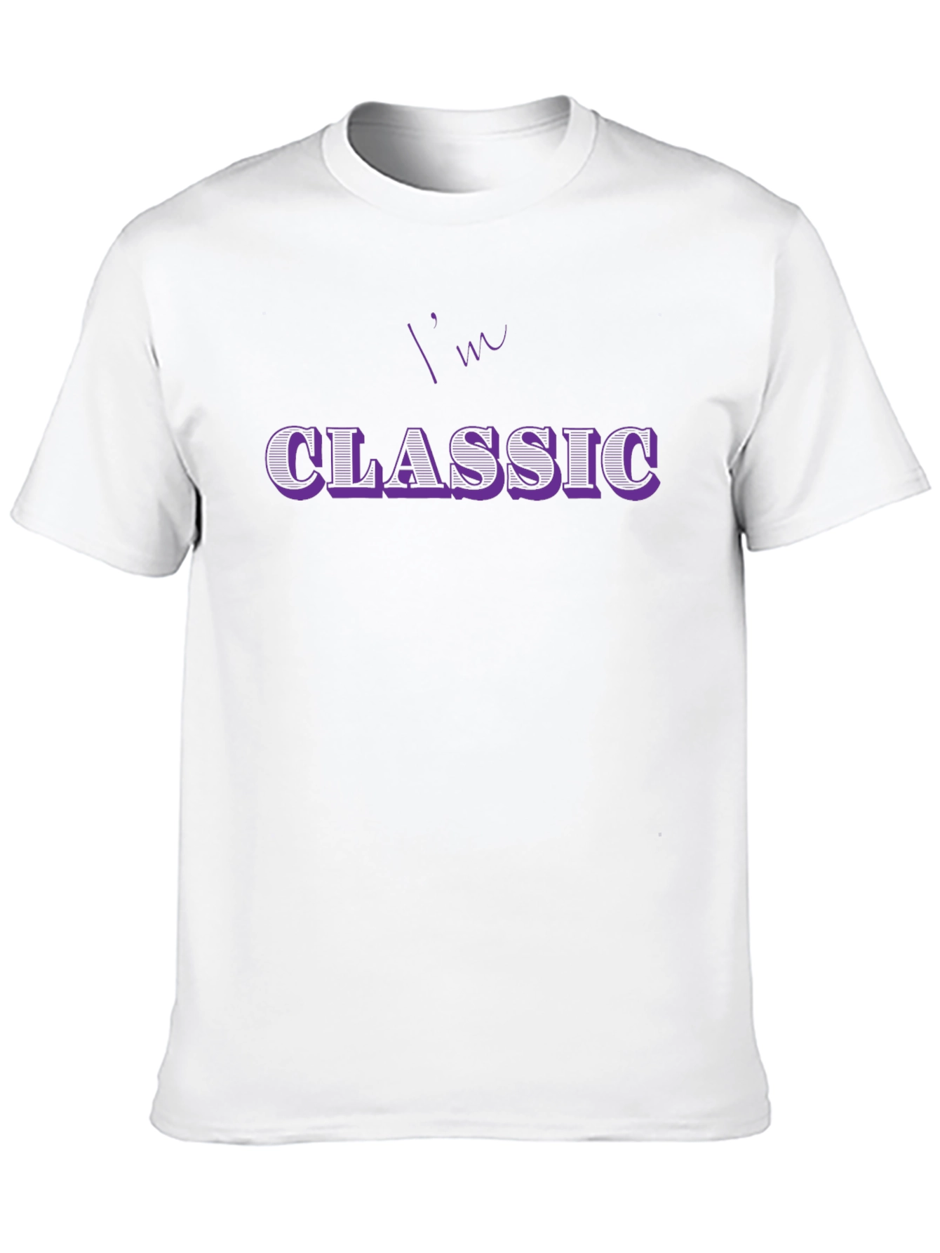 Im Classic Black Graphic Print T-Shirt
