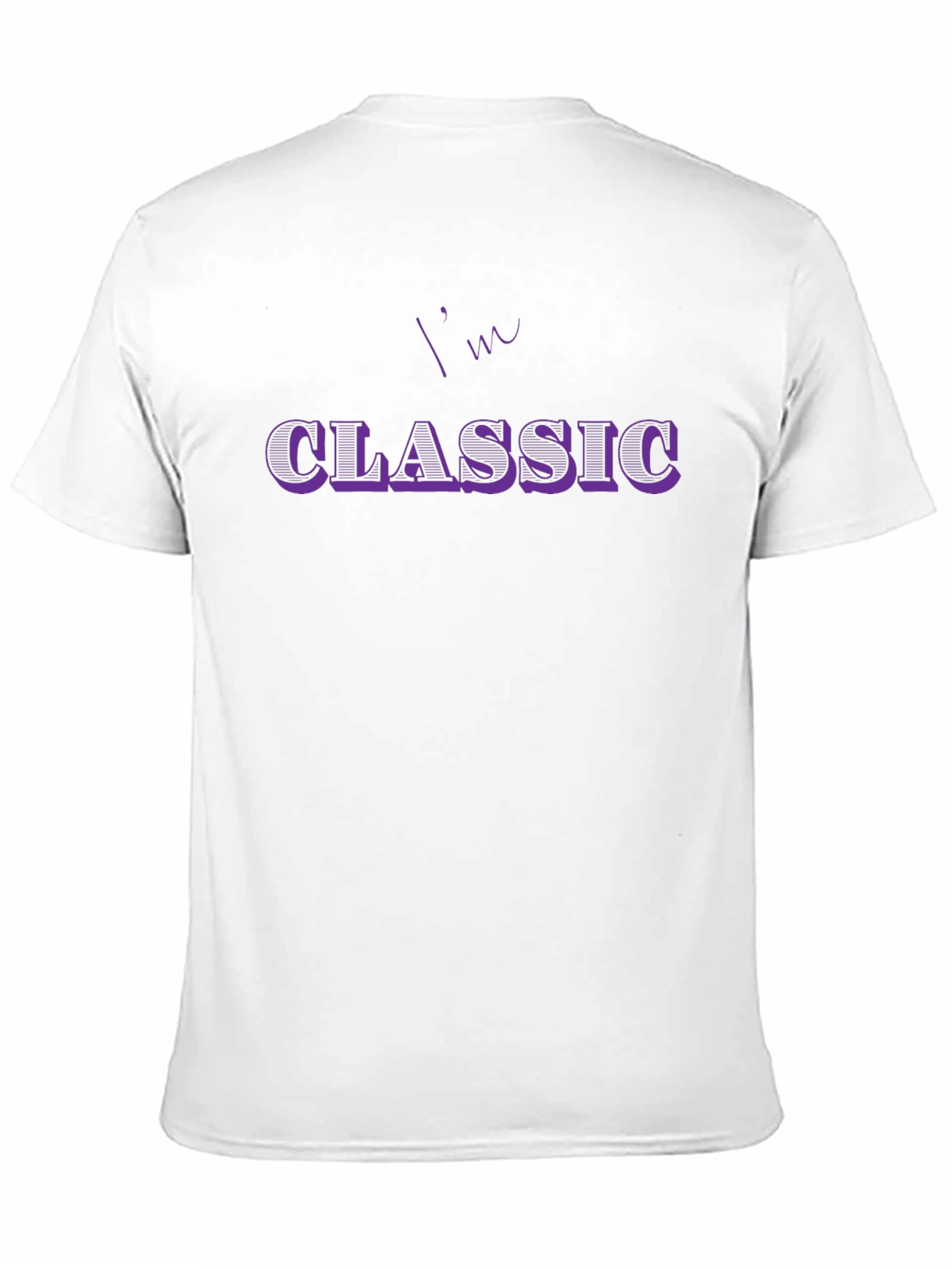 Im Classic Black Graphic Print T-Shirt