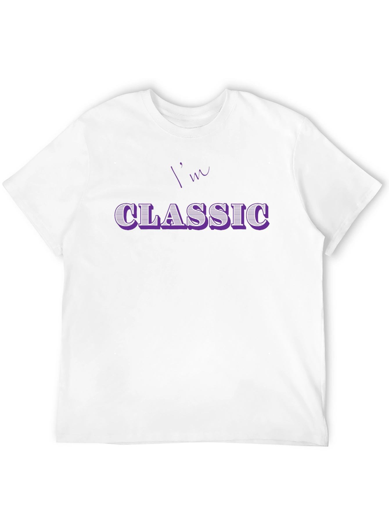 Im Classic Black Graphic Print T-Shirt