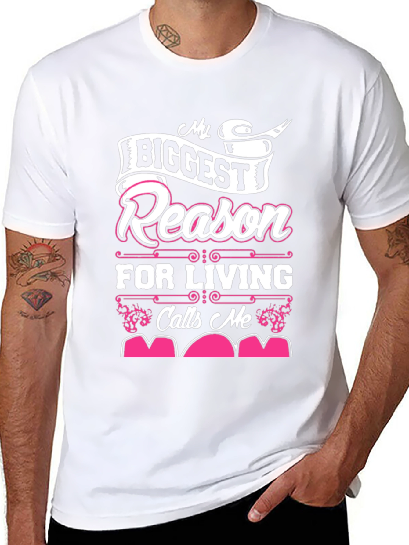 My Biggest Reason Calls Me Mom T-Shirt
