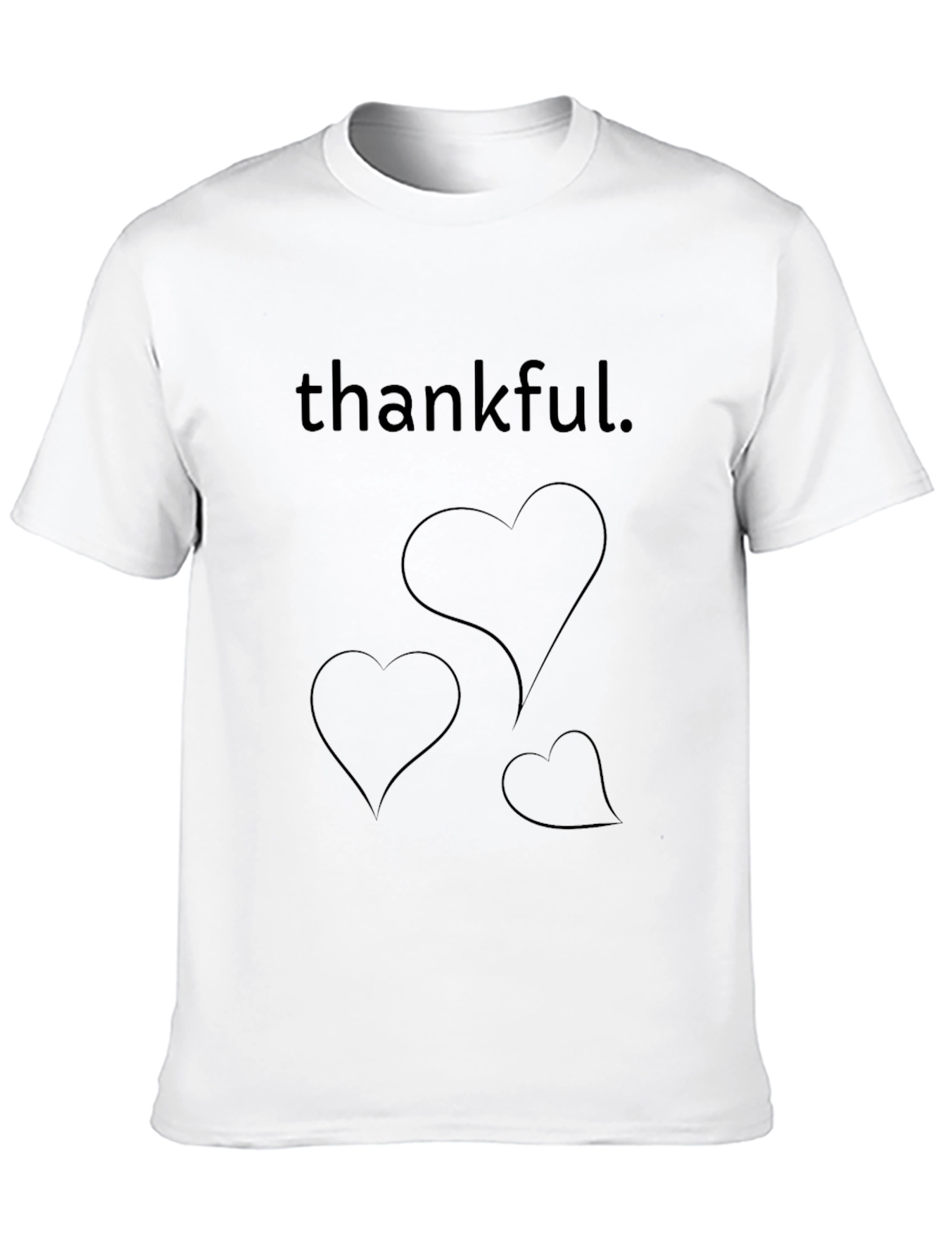 Thankful Hearts Graphic Tee - Stylish & Comfy
