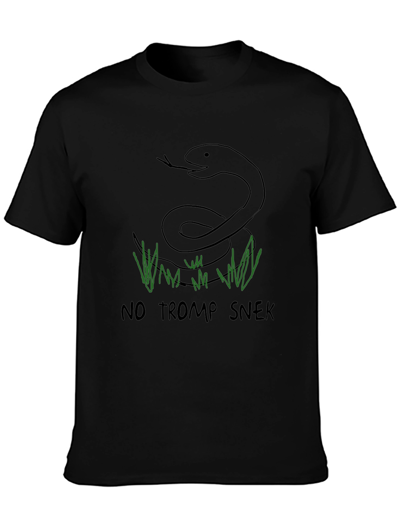 No Tromp Snek T-Shirt - Black