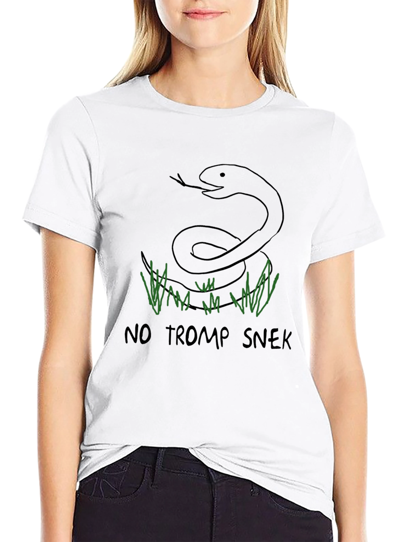 No Tromp Snek T-Shirt - Black