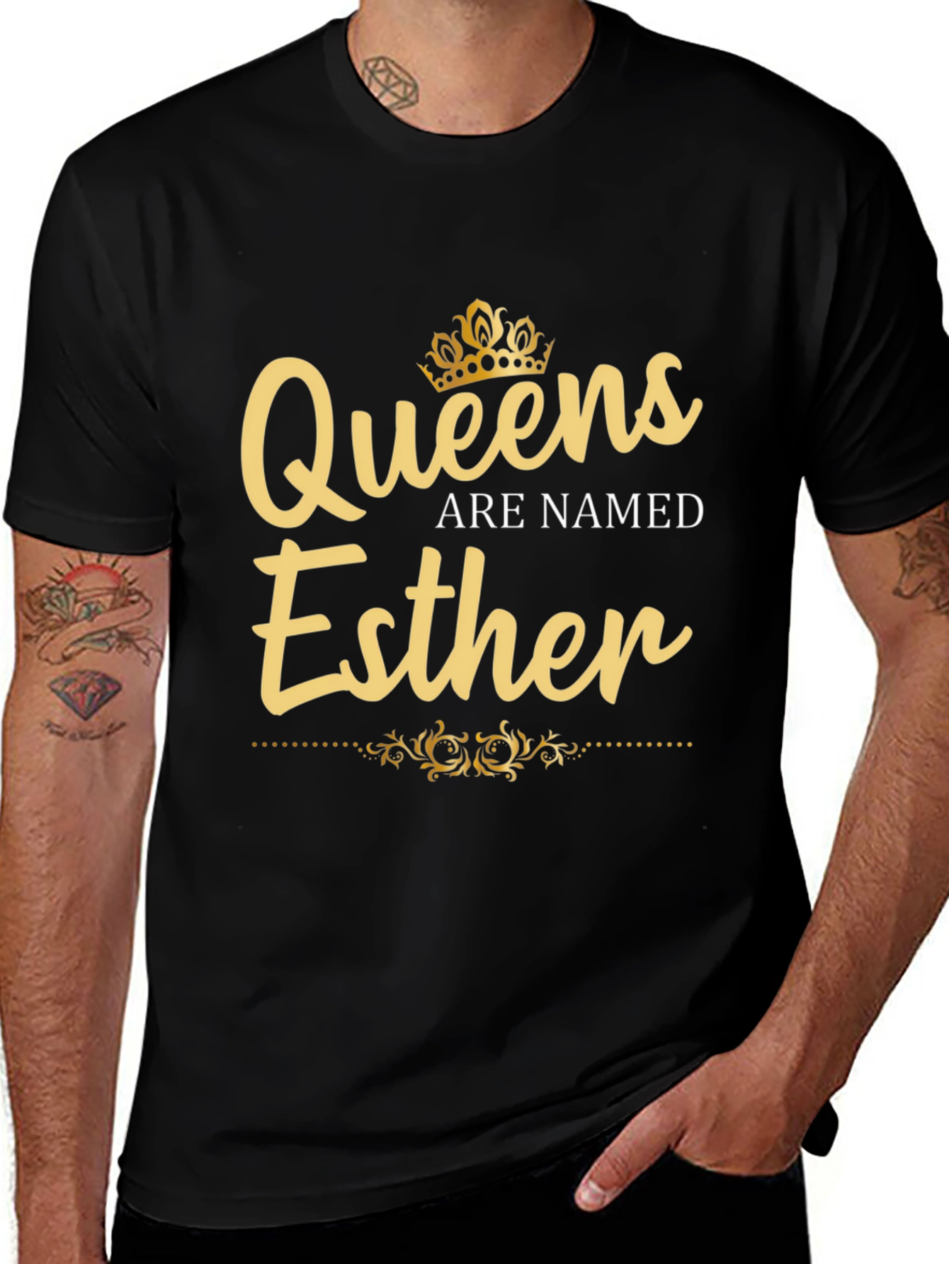 Queens Are Named Esther T-Shirt - Birthday Gift