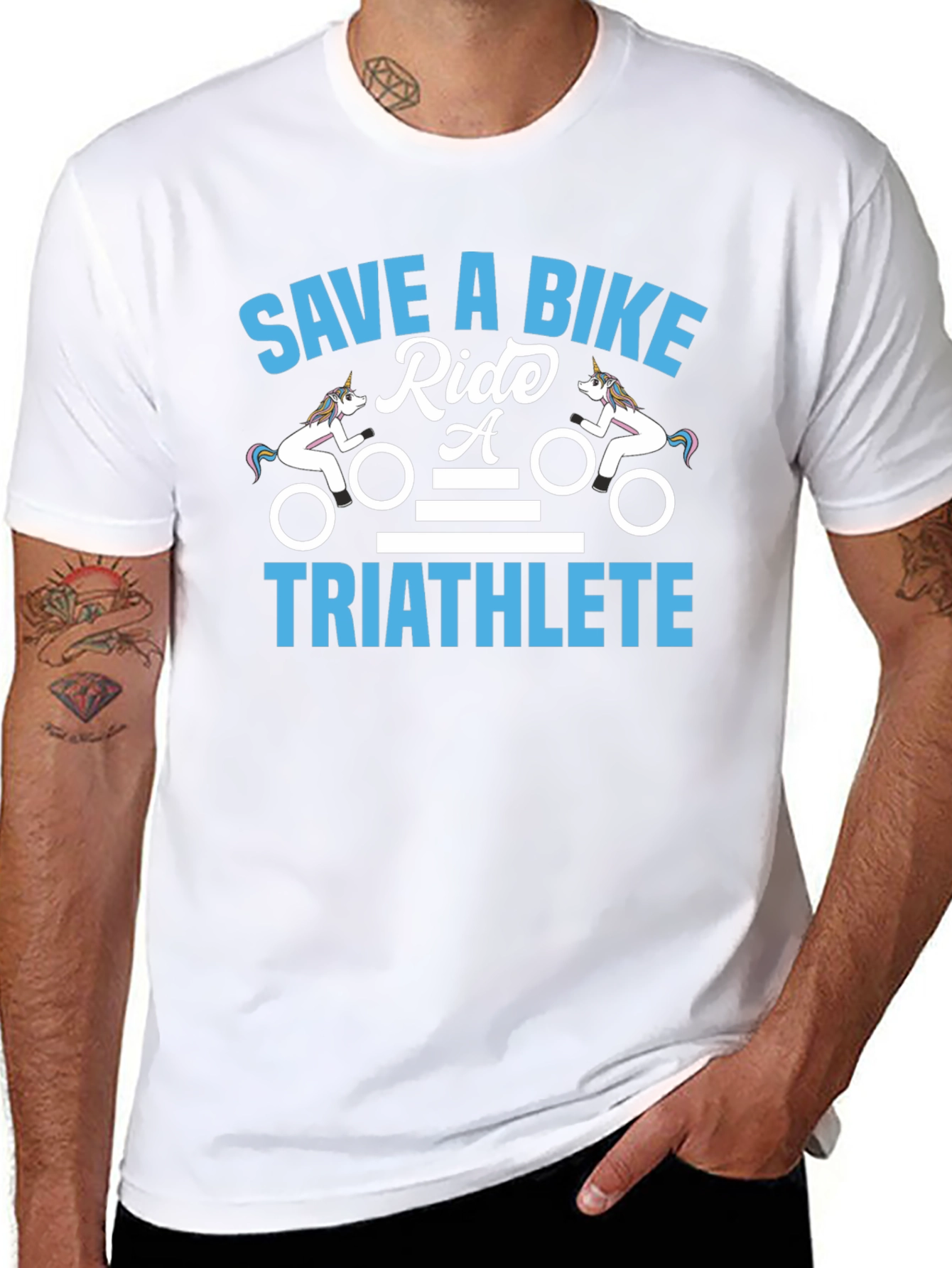 Save a Bike Ride a Triathlete T-Shirt