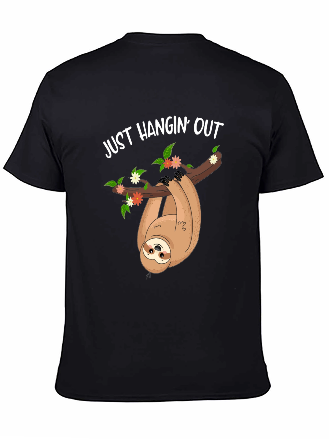 Just Hangin Out Sloth Graphic Tee