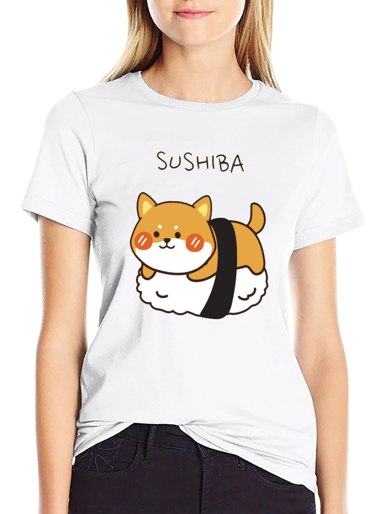 Sushiba T-Shirt - Cute Shiba Inu Sushi Design