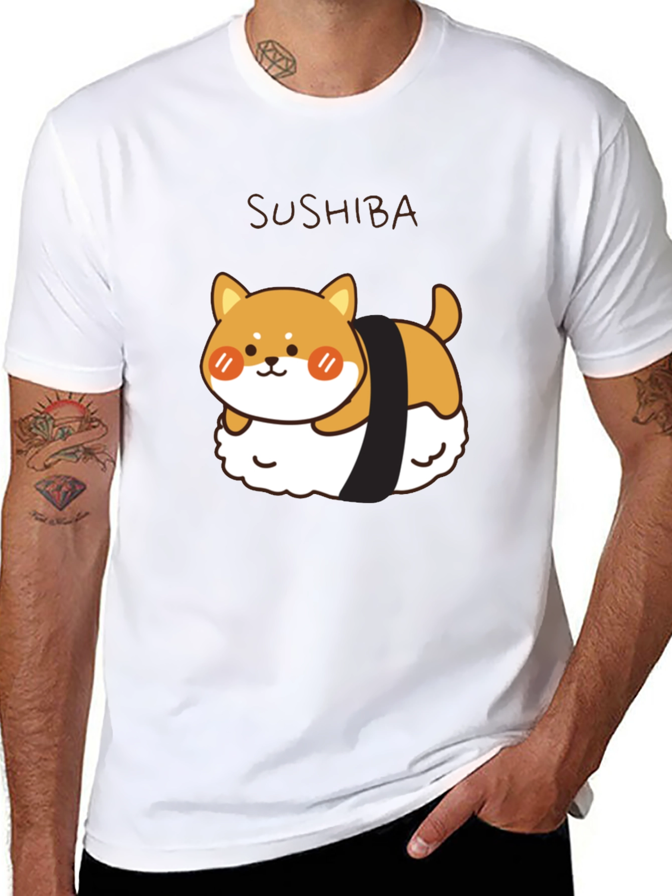 Sushiba T-Shirt - Cute Shiba Inu Sushi Design