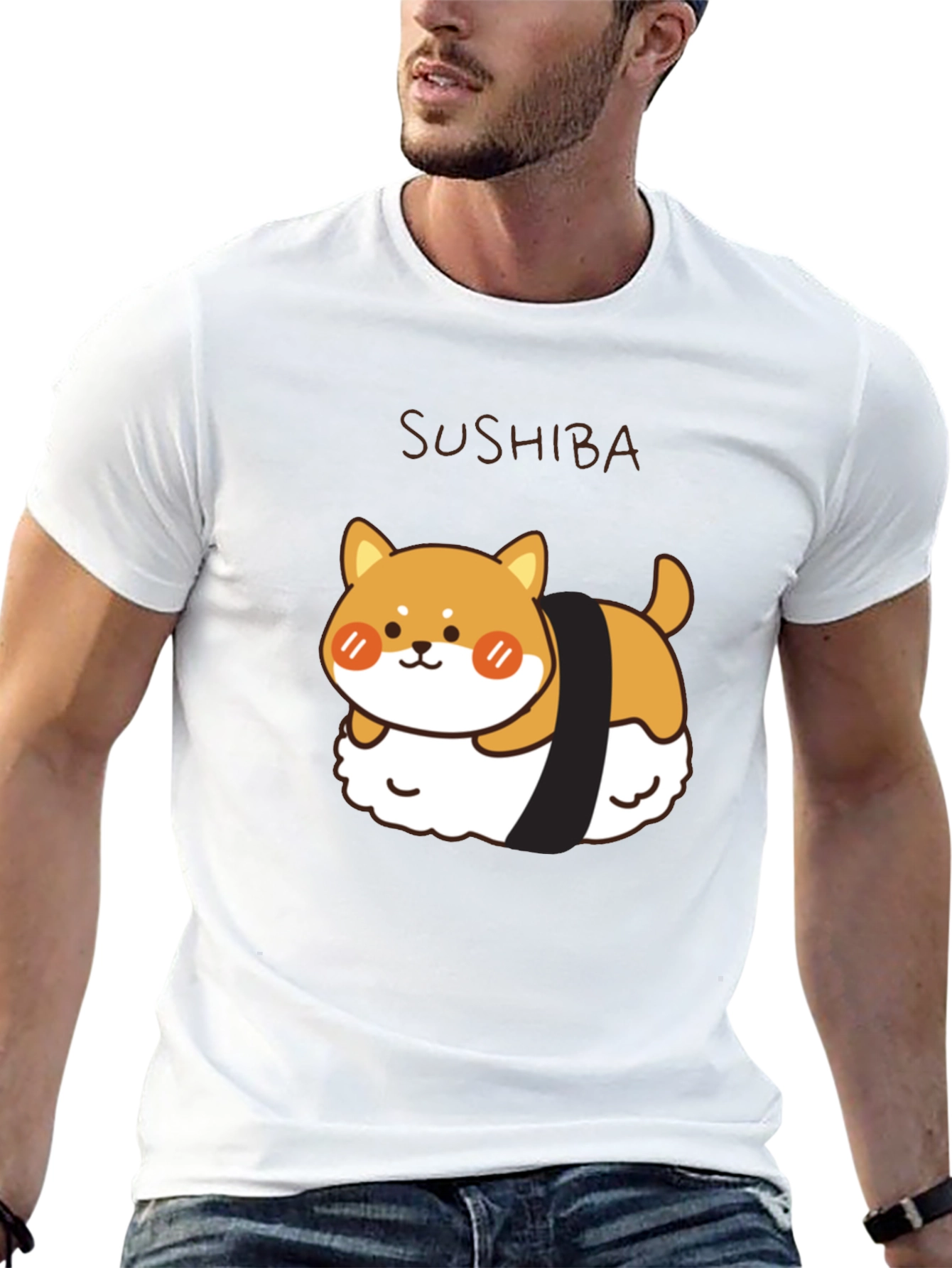 Sushiba T-Shirt - Cute Shiba Inu Sushi Design