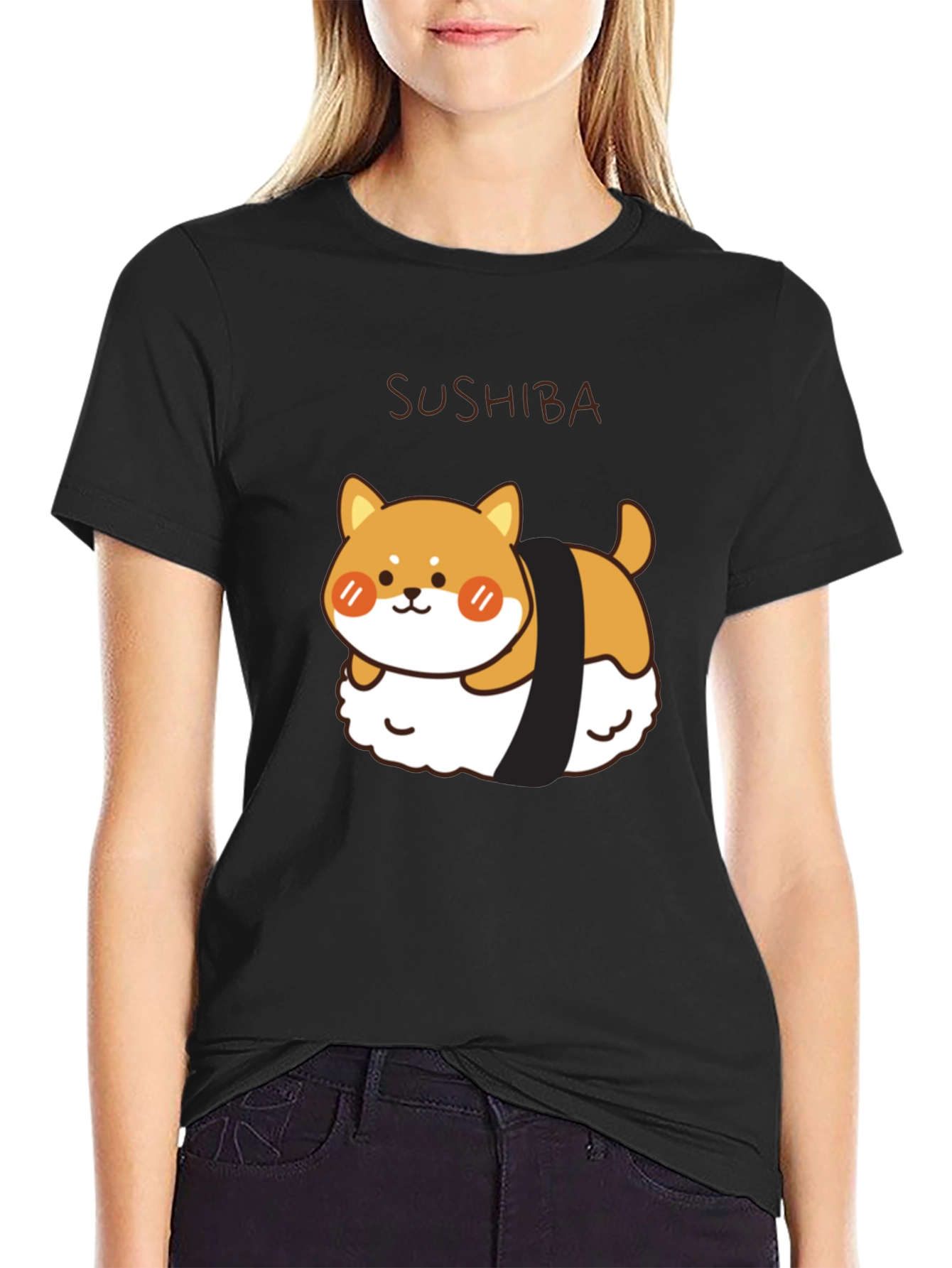 Sushiba T-Shirt - Cute Shiba Inu Sushi Design