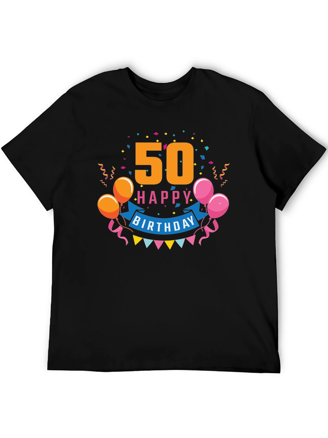 50th Happy Birthday Graphic Tee