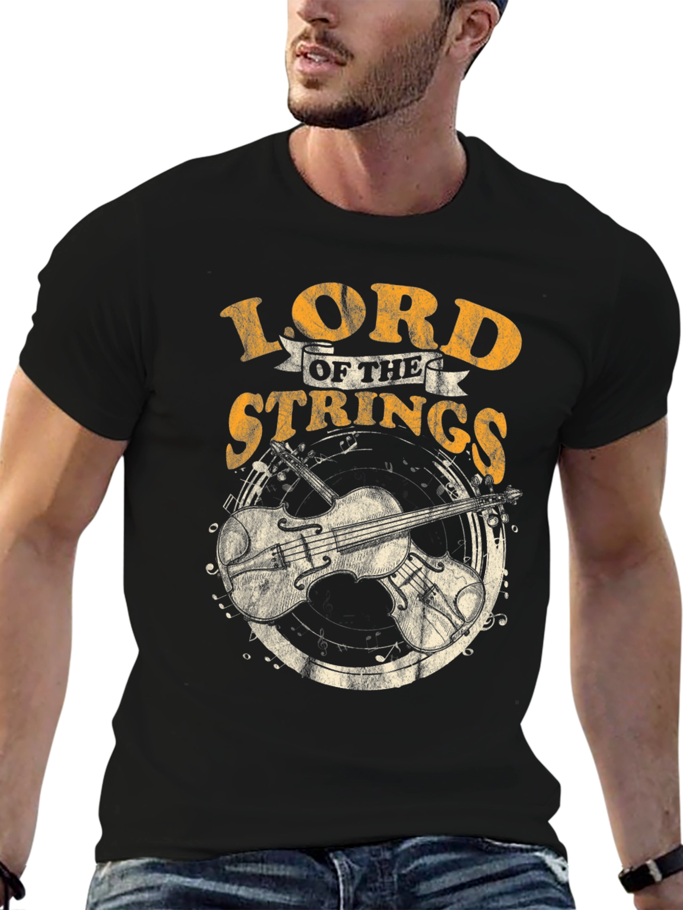 Lord of The Strings Music T-Shirt
