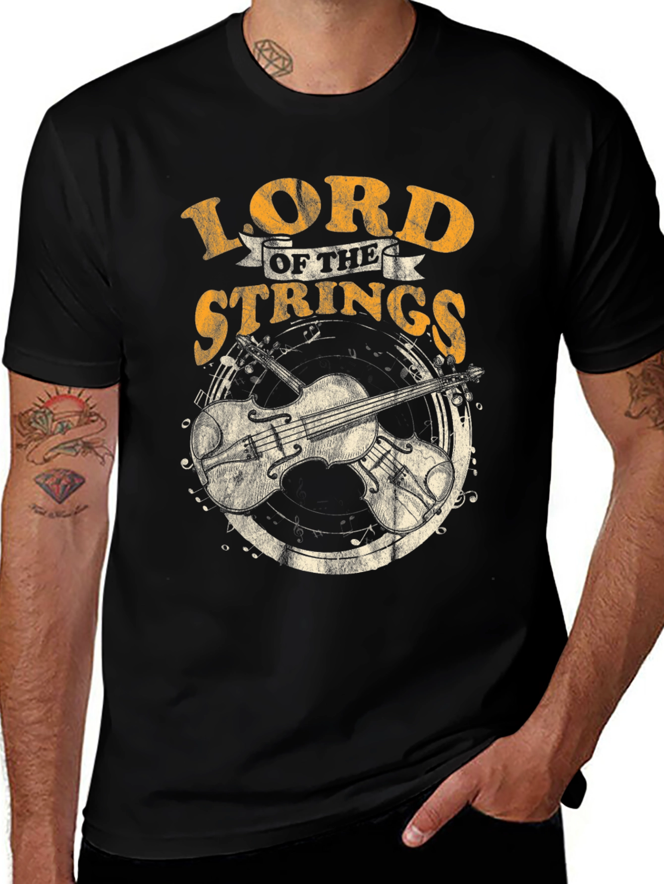 Lord of The Strings Music T-Shirt