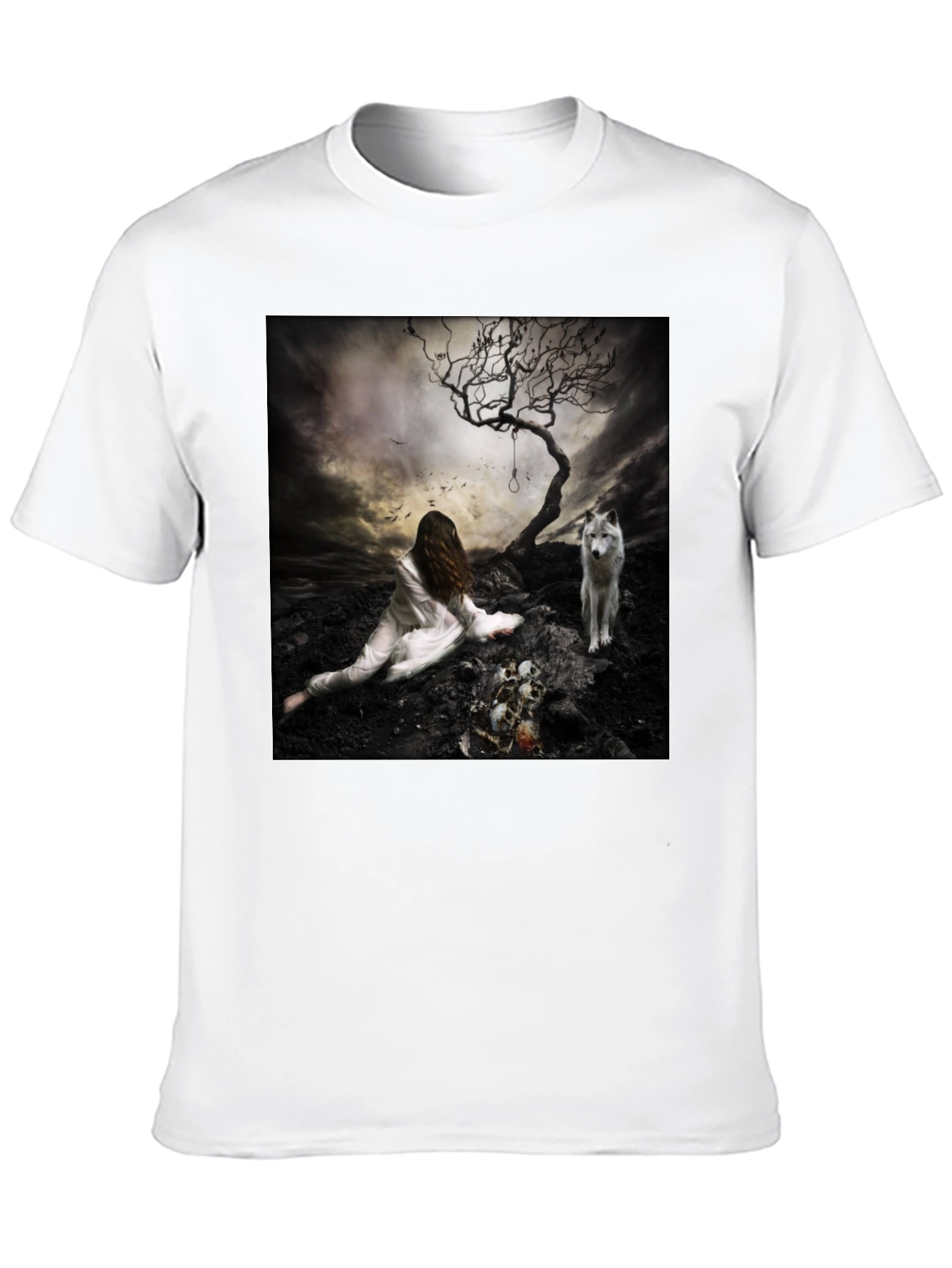 Dark Fantasy Graphic Print Tee