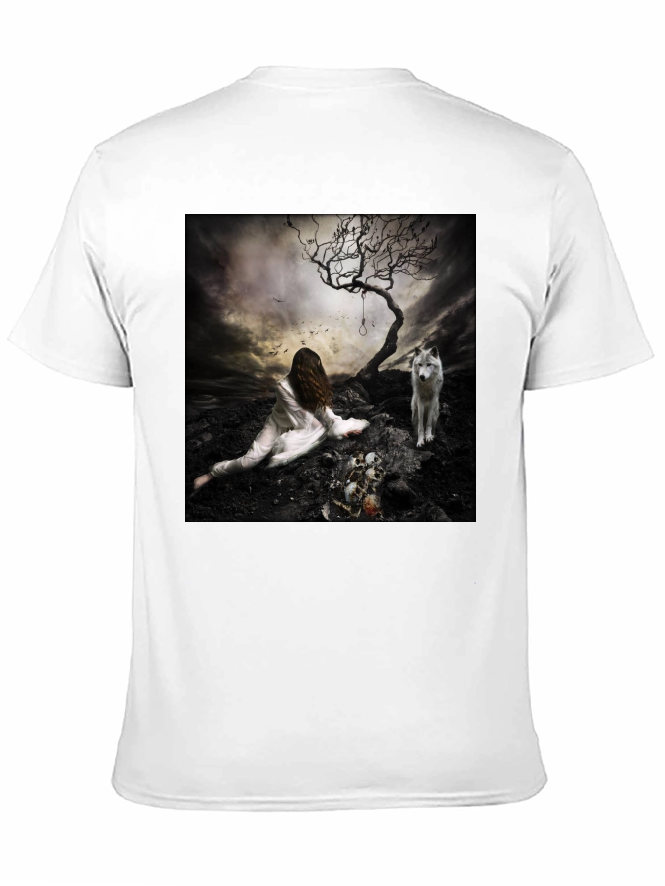 Dark Fantasy Graphic Print Tee