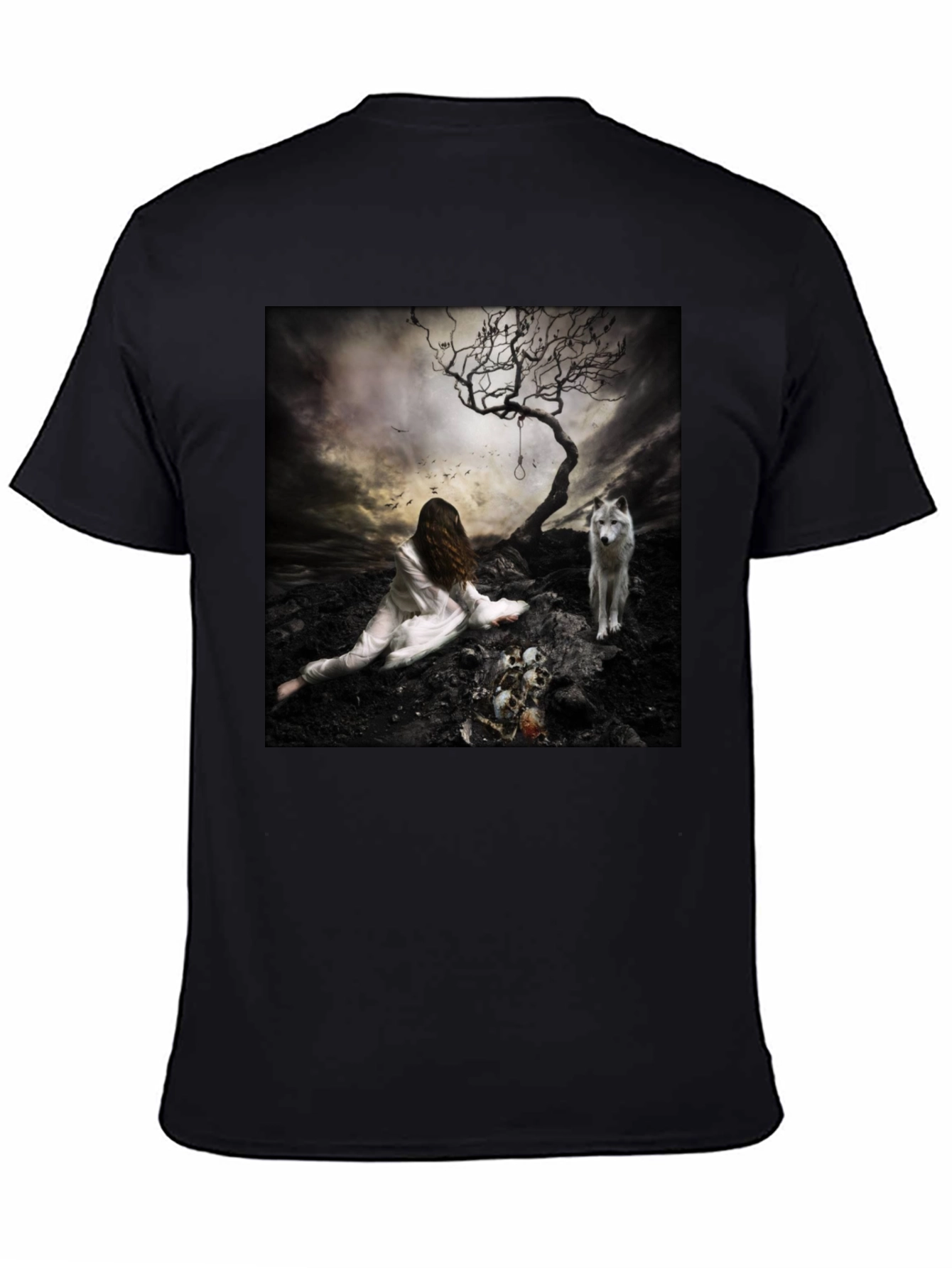 Dark Fantasy Graphic Print Tee