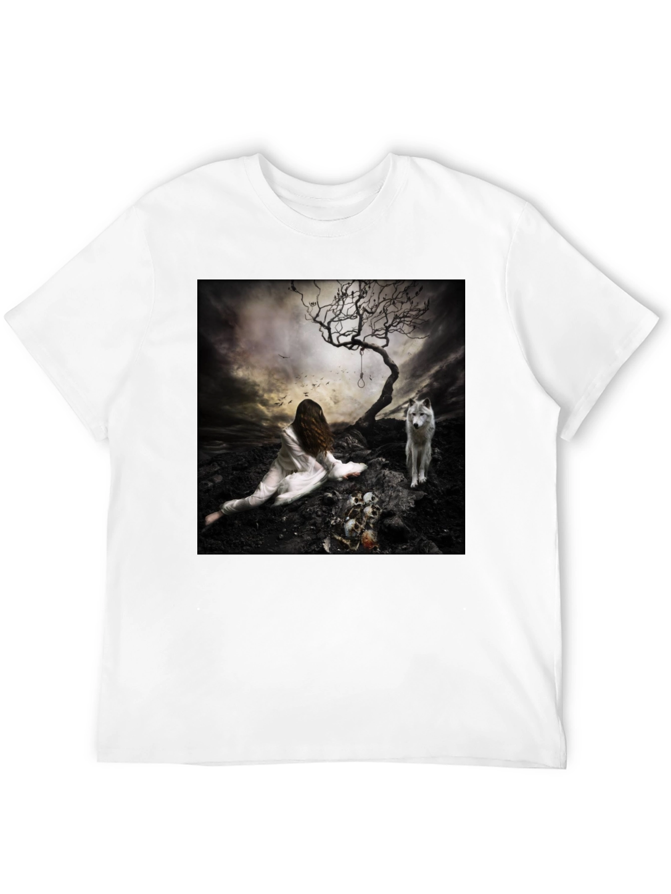 Dark Fantasy Graphic Print Tee