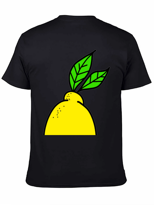 Lemon Graphic Black T-Shirt - Fresh Style