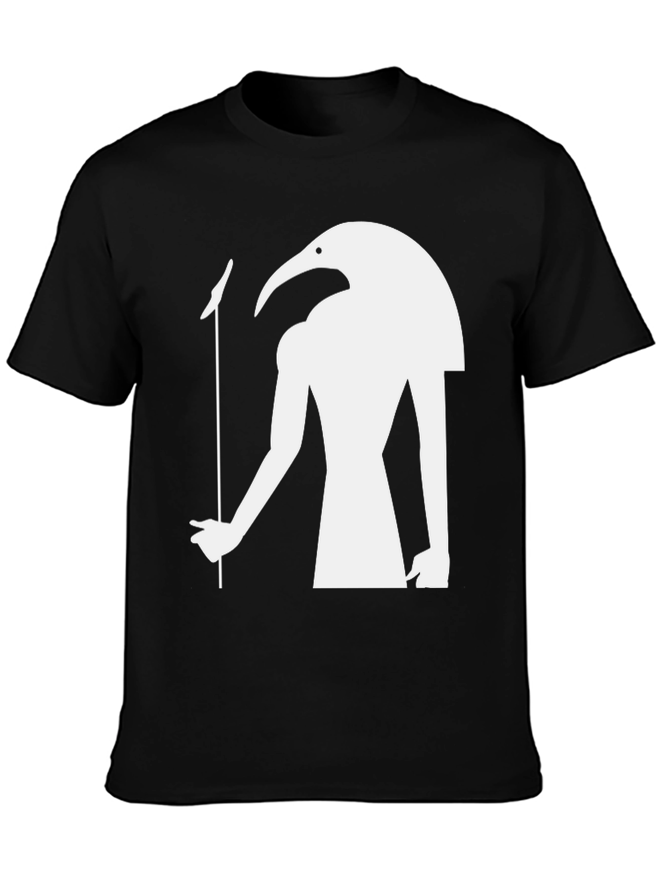 Thoth Egyptian God Graphic Tee - Unisex Black T-Shirt