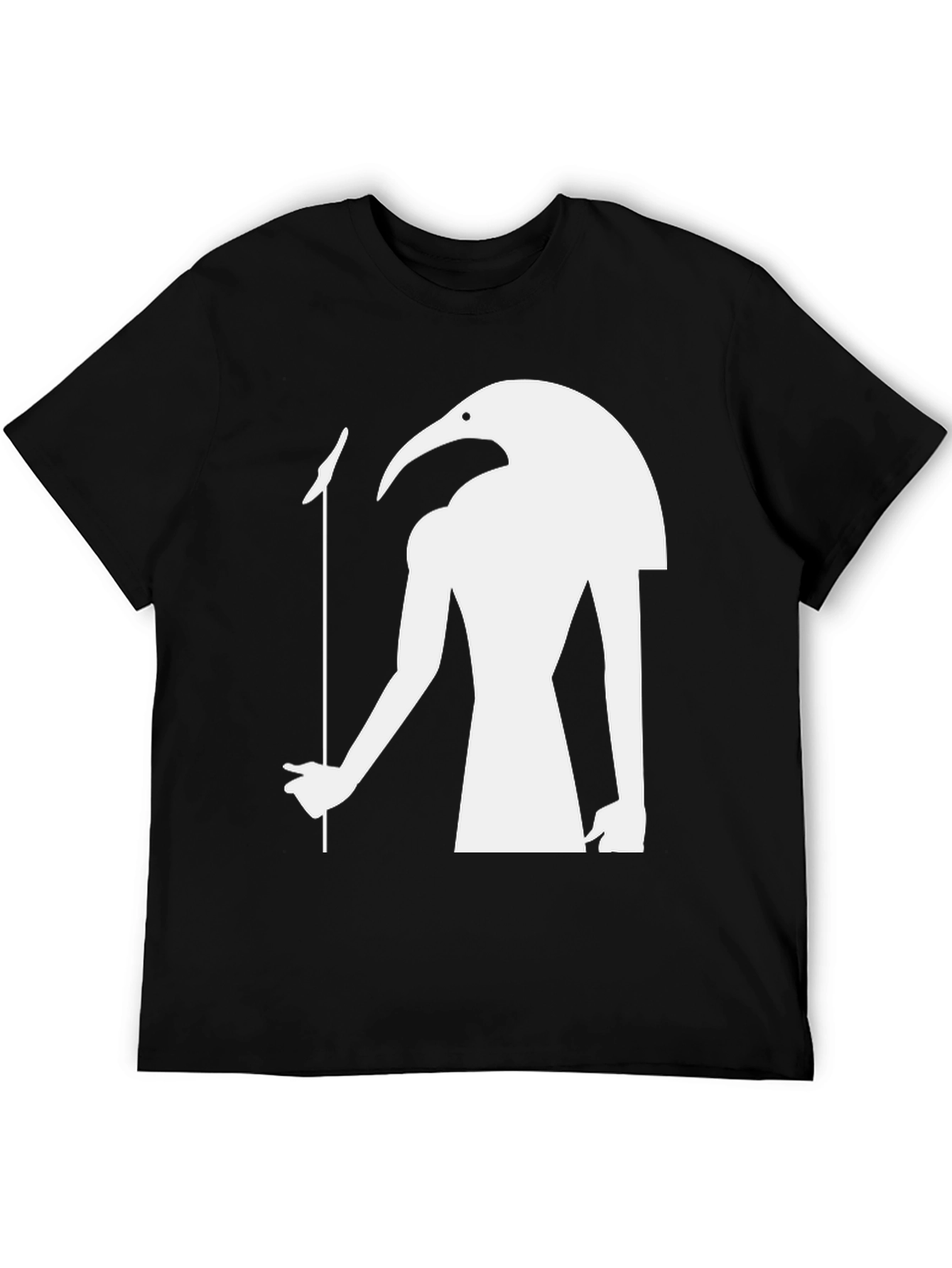 Thoth Egyptian God Graphic Tee - Unisex Black T-Shirt