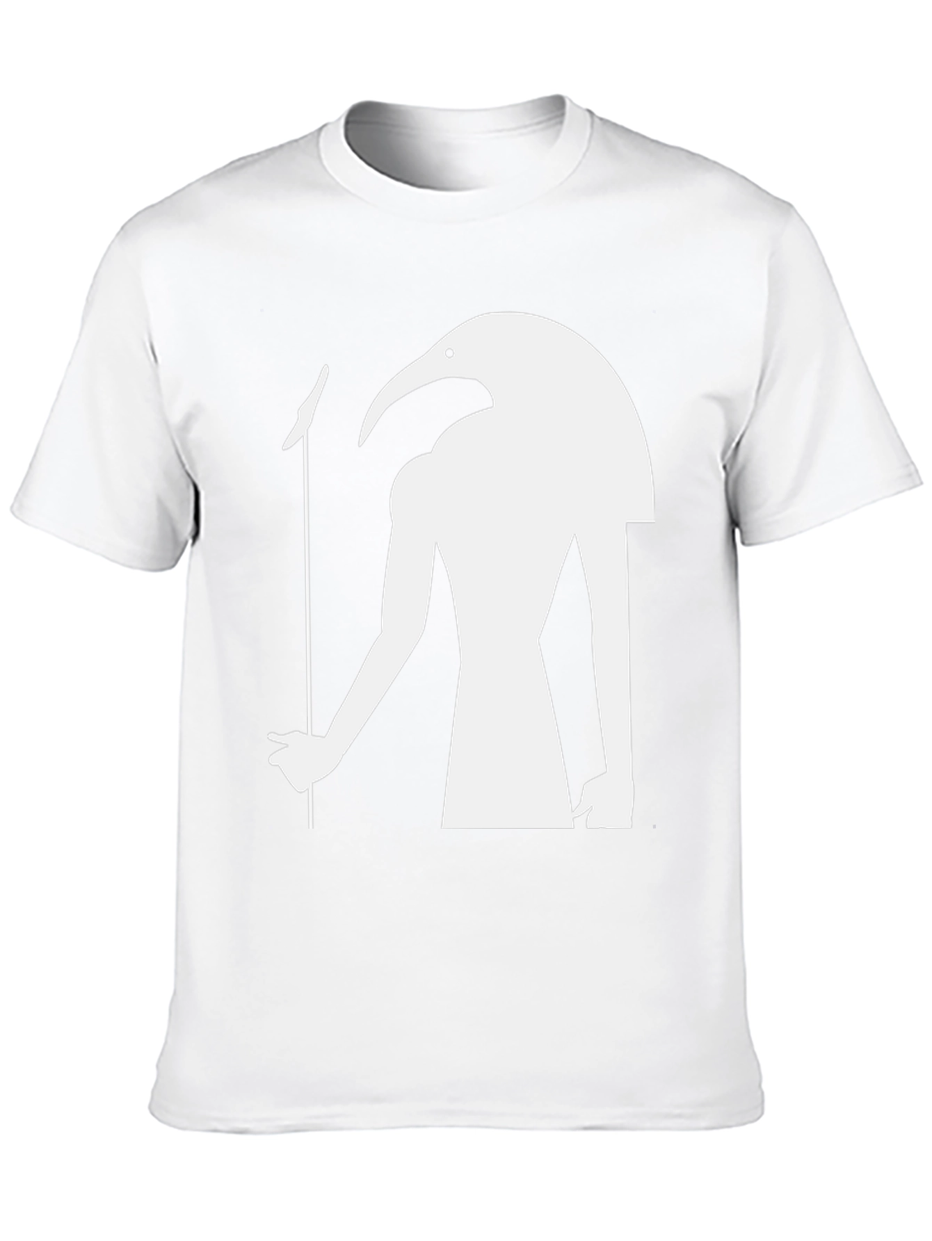 Thoth Egyptian God Graphic Tee - Unisex Black T-Shirt