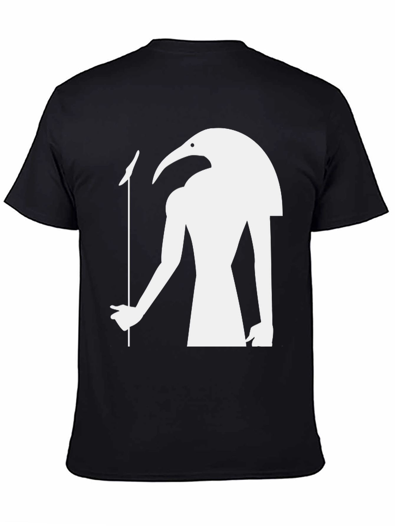 Thoth Egyptian God Graphic Tee - Unisex Black T-Shirt