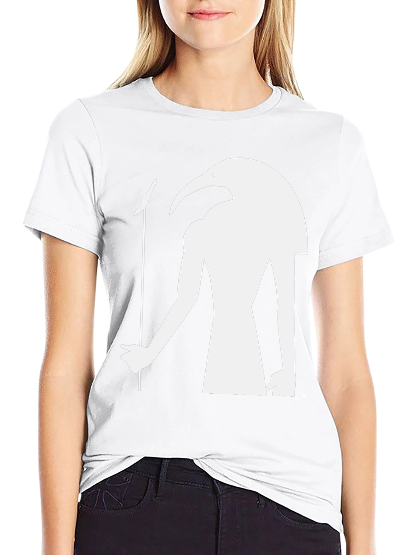 Thoth Egyptian God Graphic Tee - Unisex Black T-Shirt