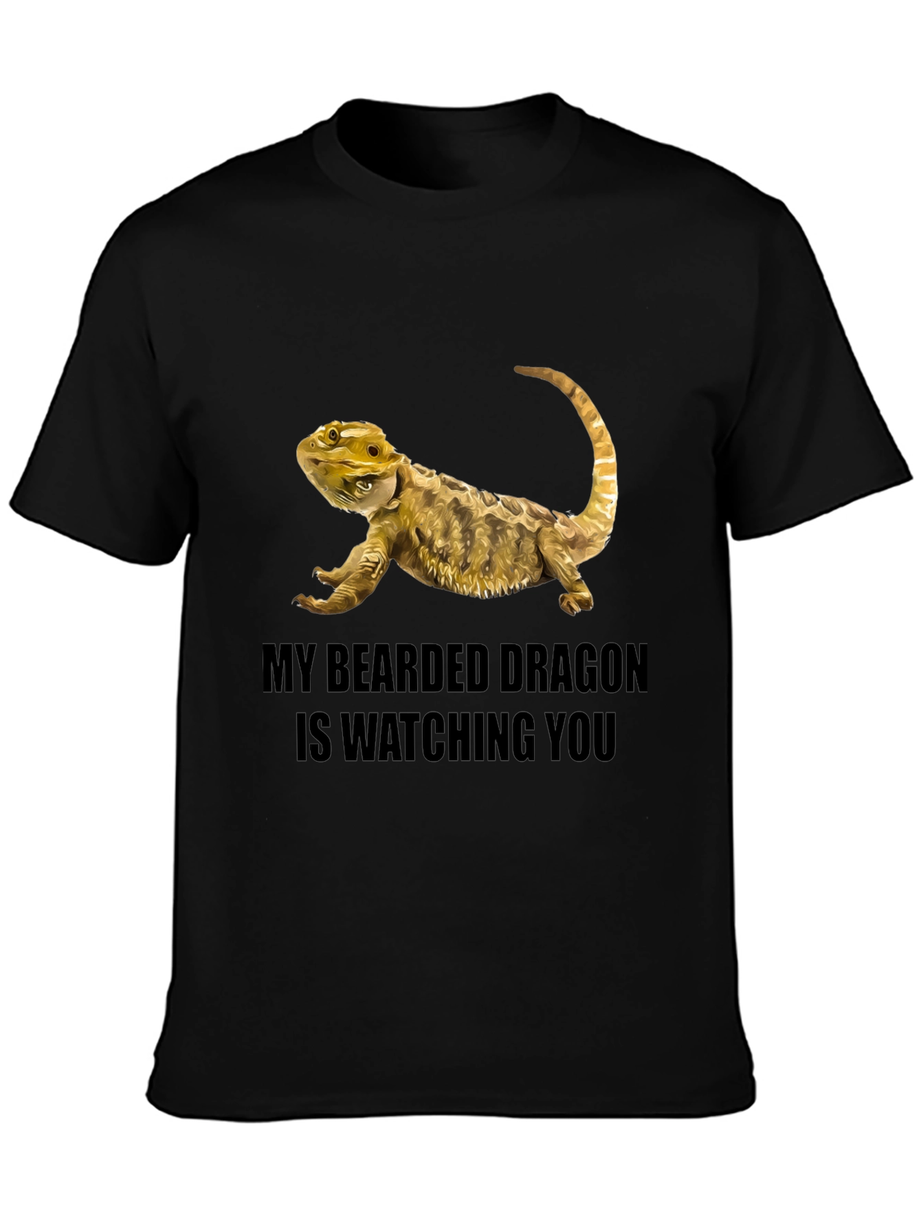 Bearded Dragon Watching T-Shirt