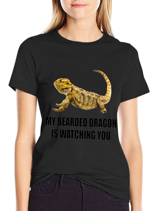 Bearded Dragon Watching T-Shirt