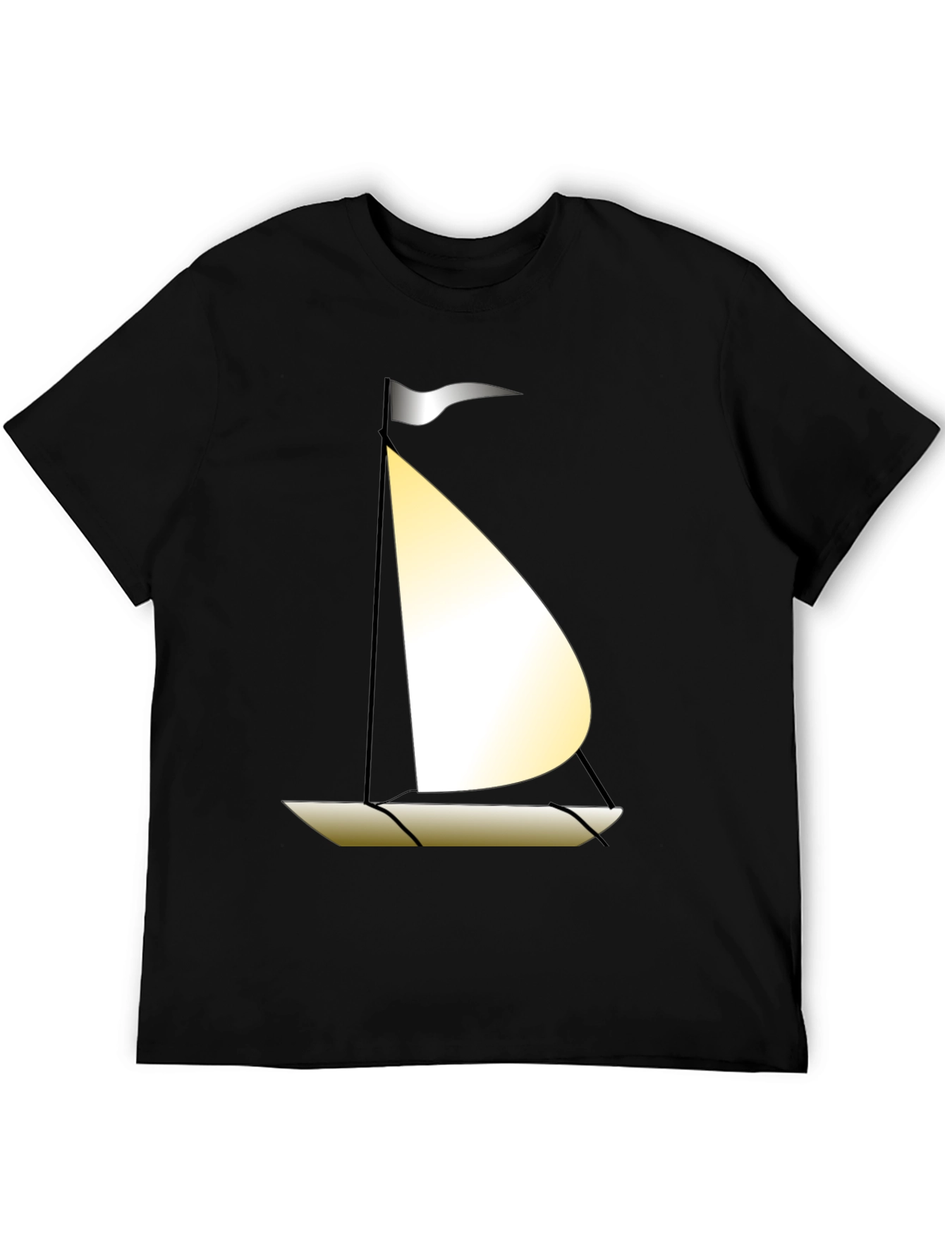 Sailboat Graphic T-Shirt - Casual Style