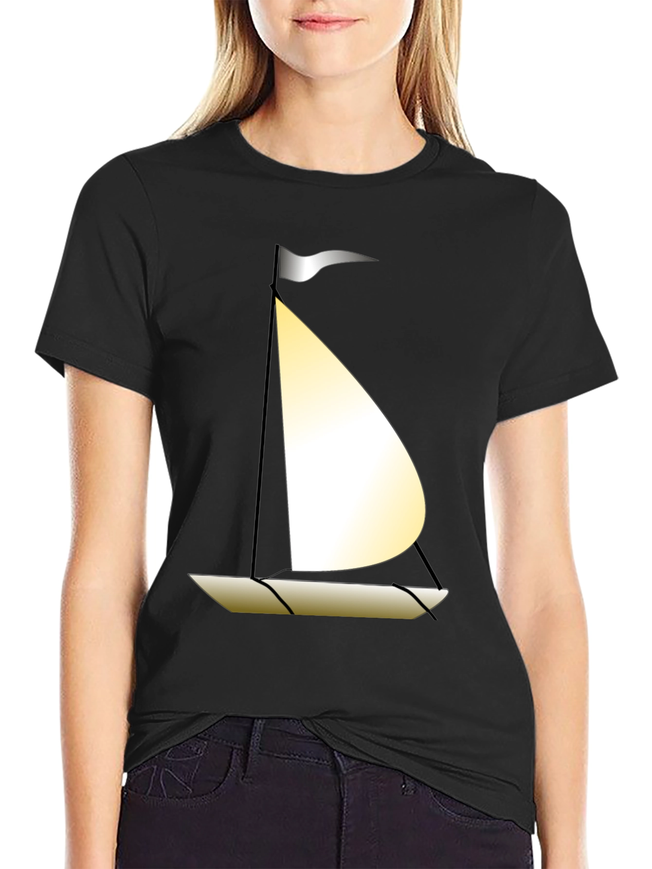 Sailboat Graphic T-Shirt - Casual Style