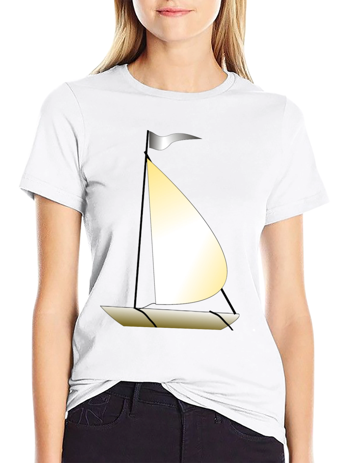 Sailboat Graphic T-Shirt - Casual Style