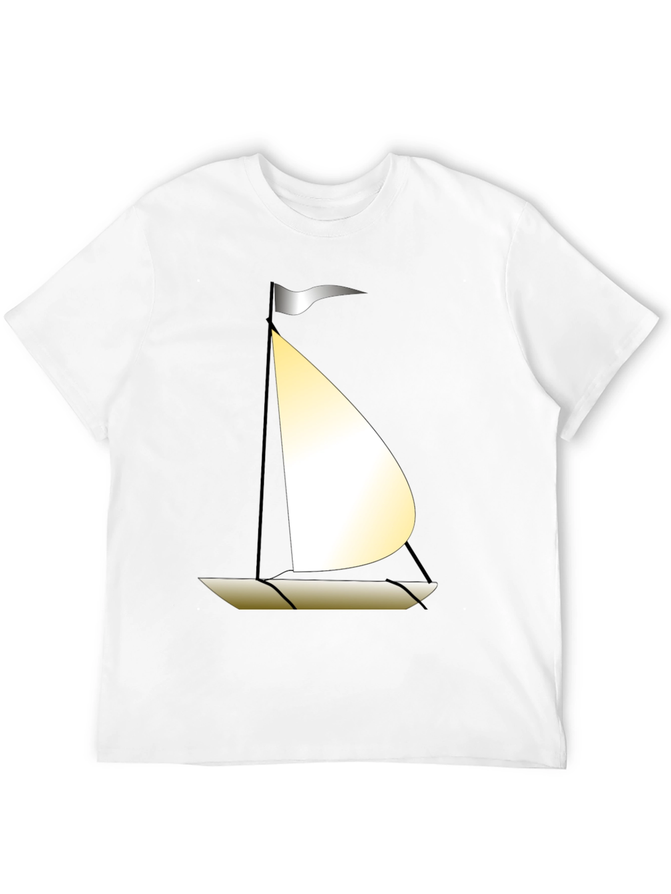 Sailboat Graphic T-Shirt - Casual Style