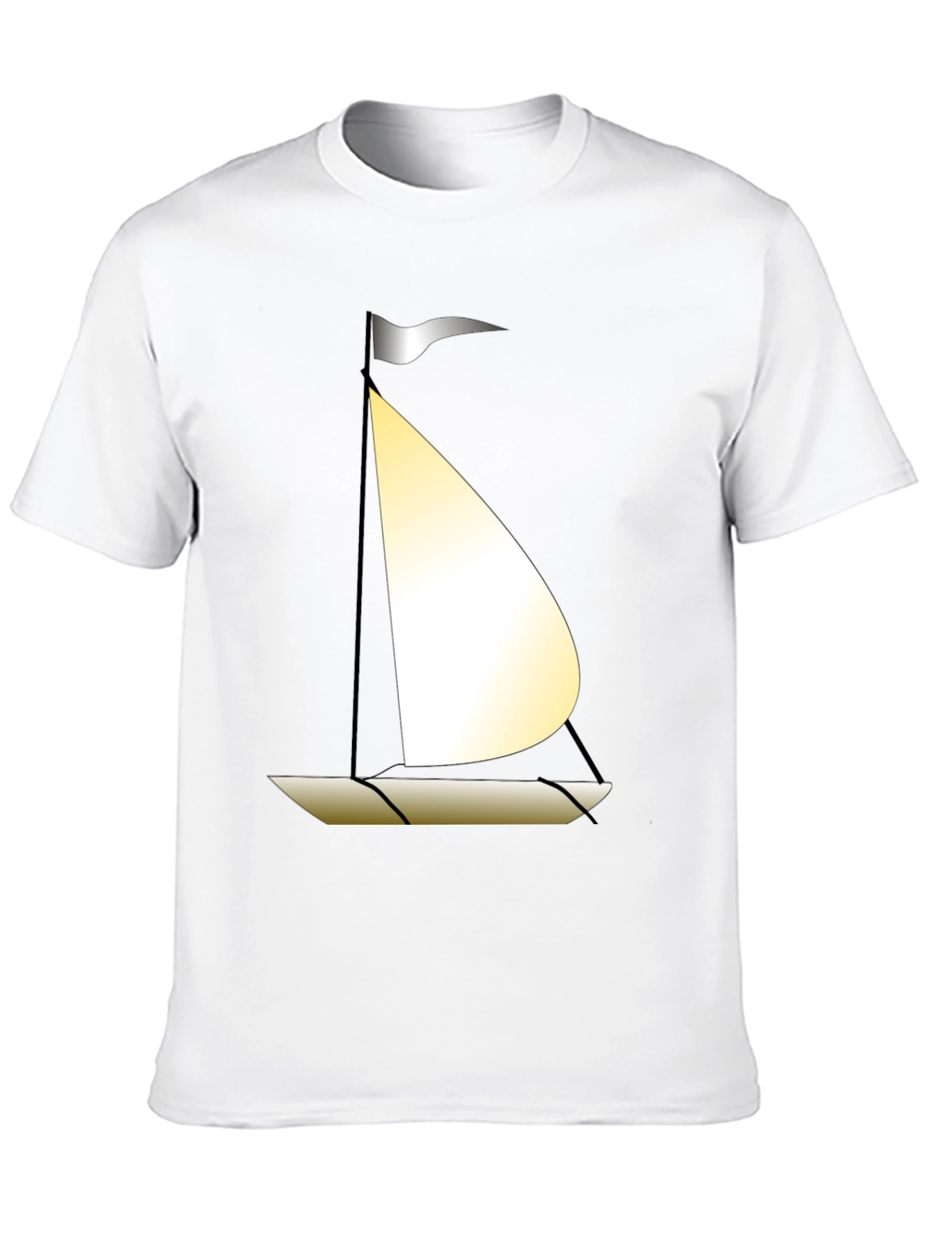 Sailboat Graphic T-Shirt - Casual Style