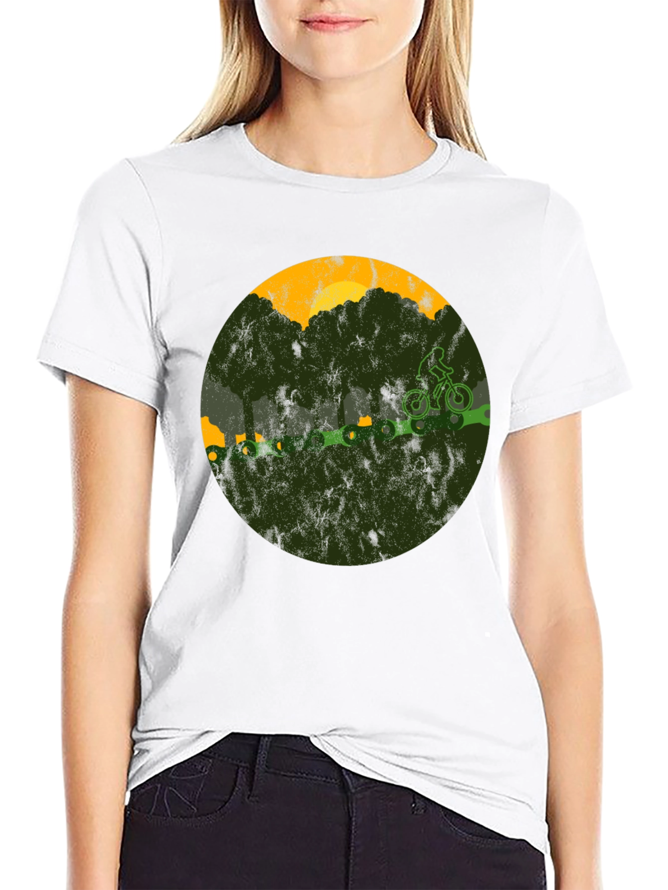 Mountain Biker T-Shirt - Outdoor Adventure Tee