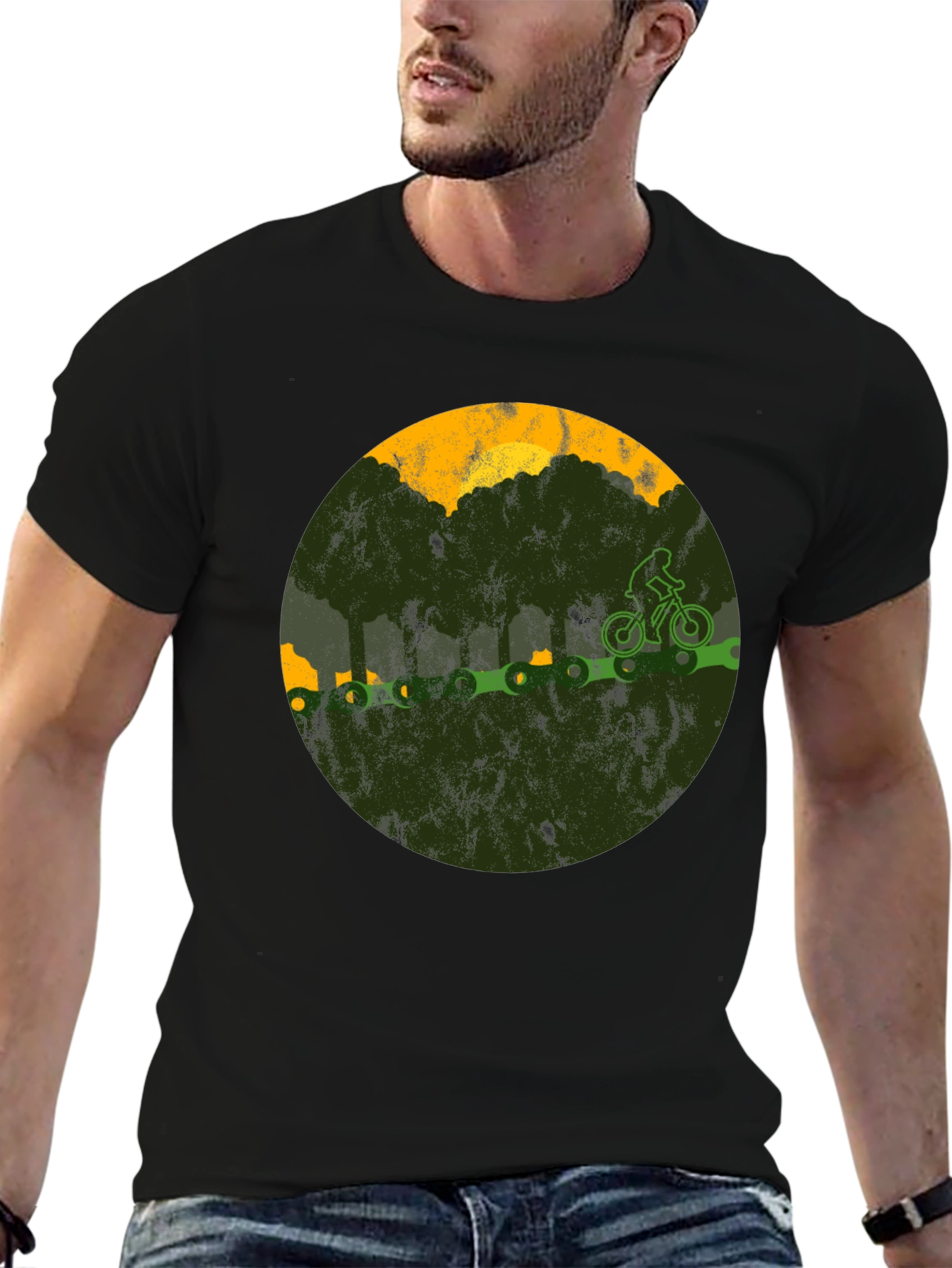 Mountain Biker T-Shirt - Outdoor Adventure Tee