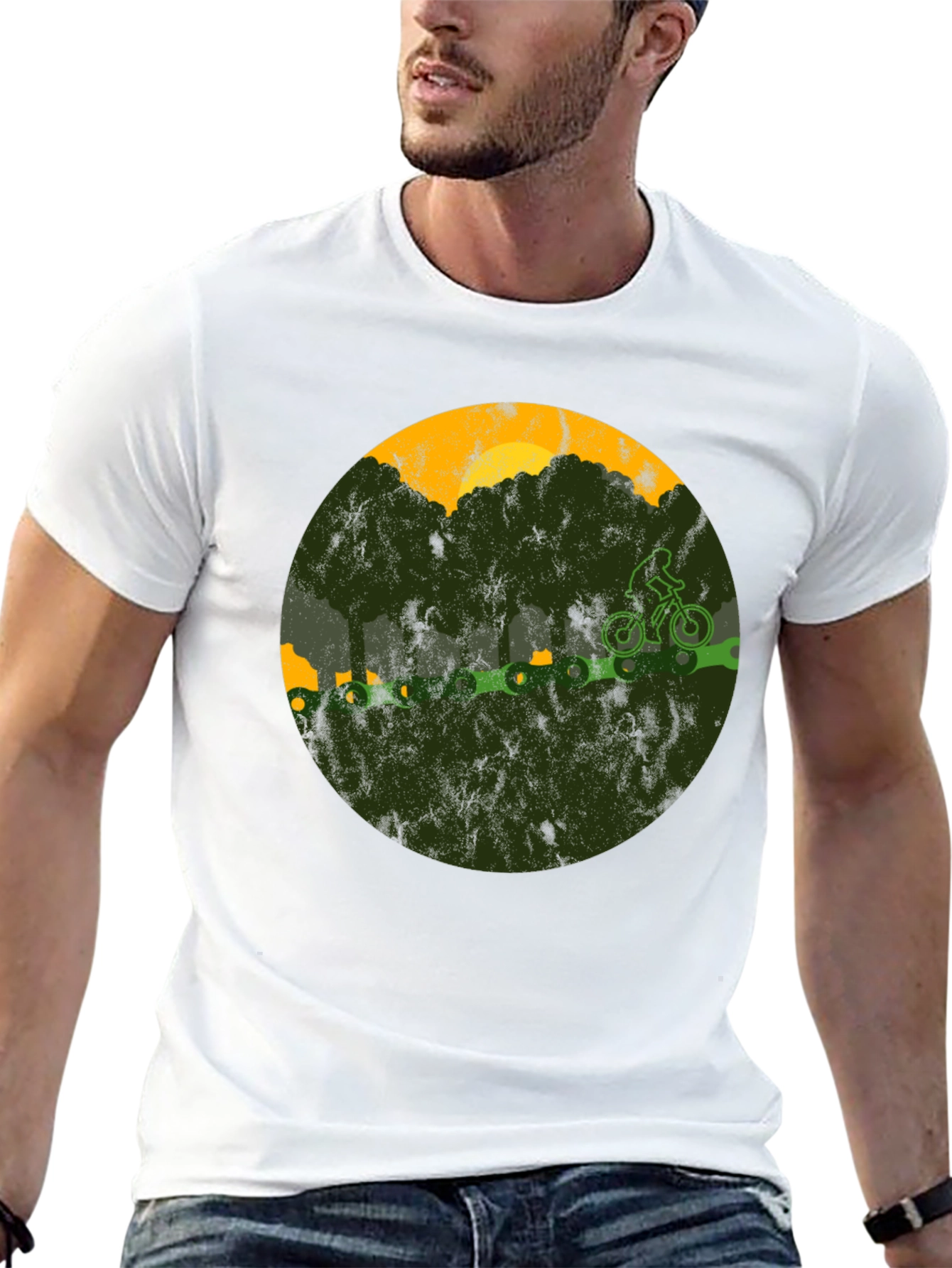Mountain Biker T-Shirt - Outdoor Adventure Tee