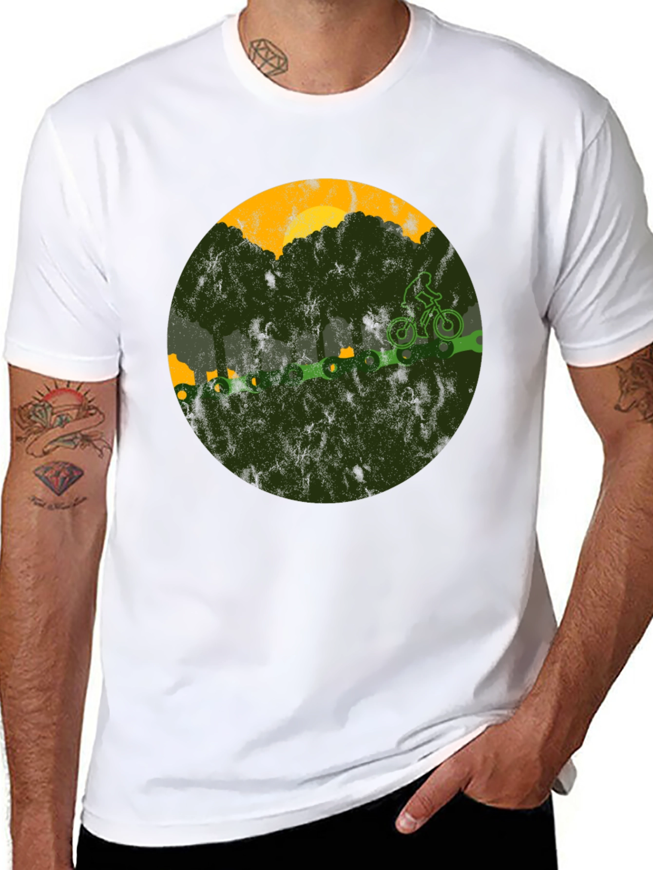 Mountain Biker T-Shirt - Outdoor Adventure Tee