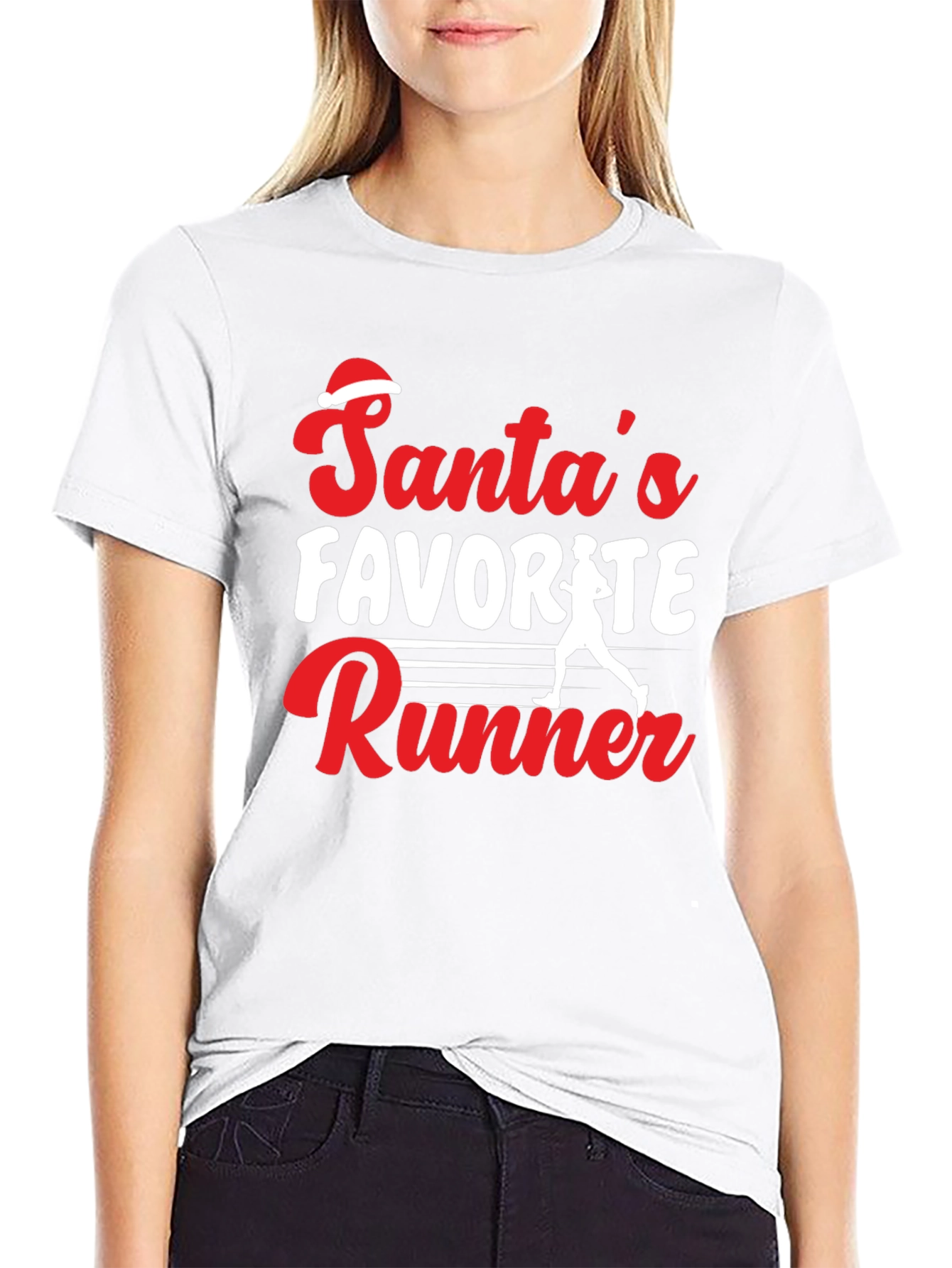 Santas Favorite Runner T-Shirt