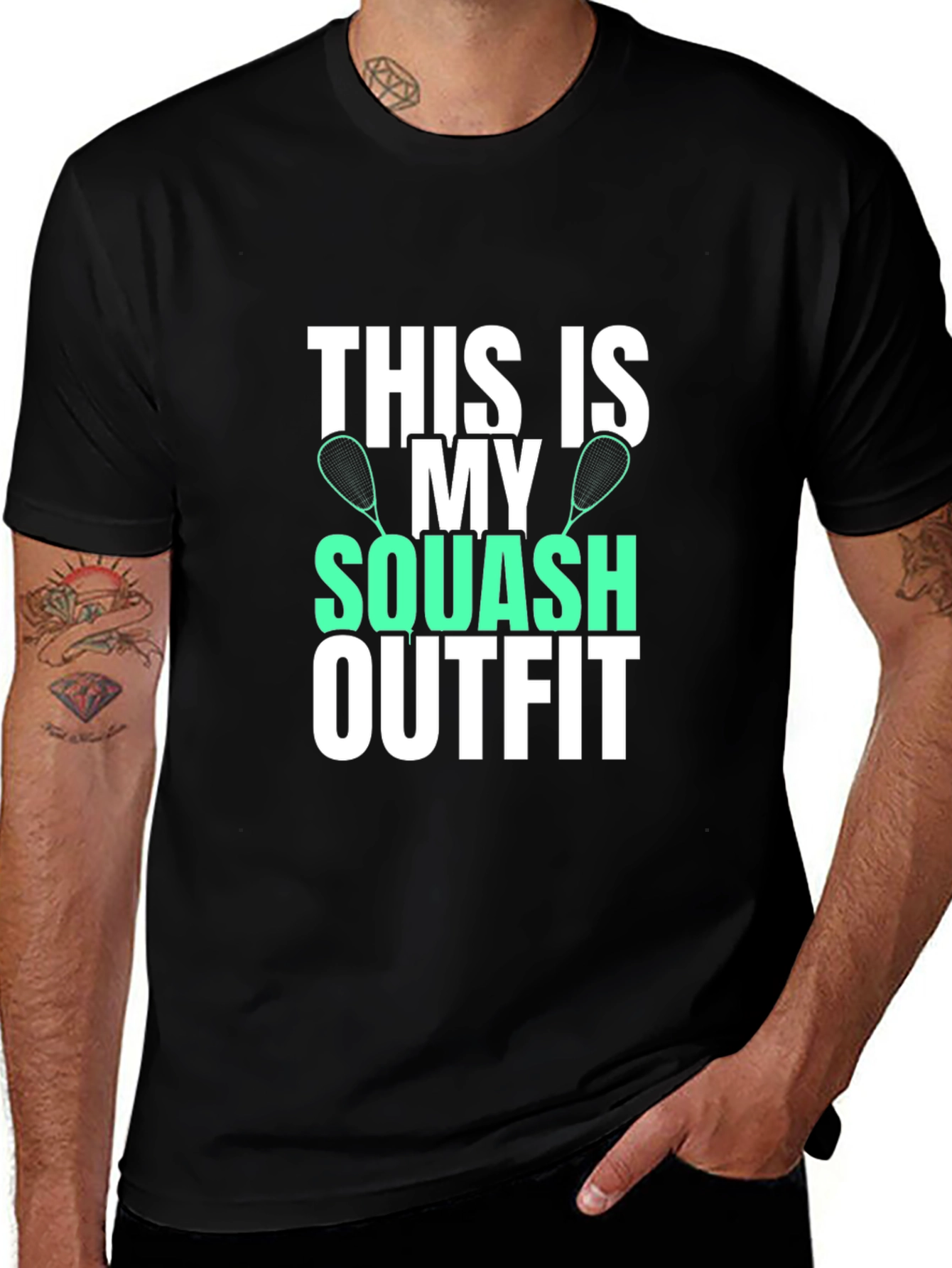 Squash Outfit T-Shirt - Perfect for Players
